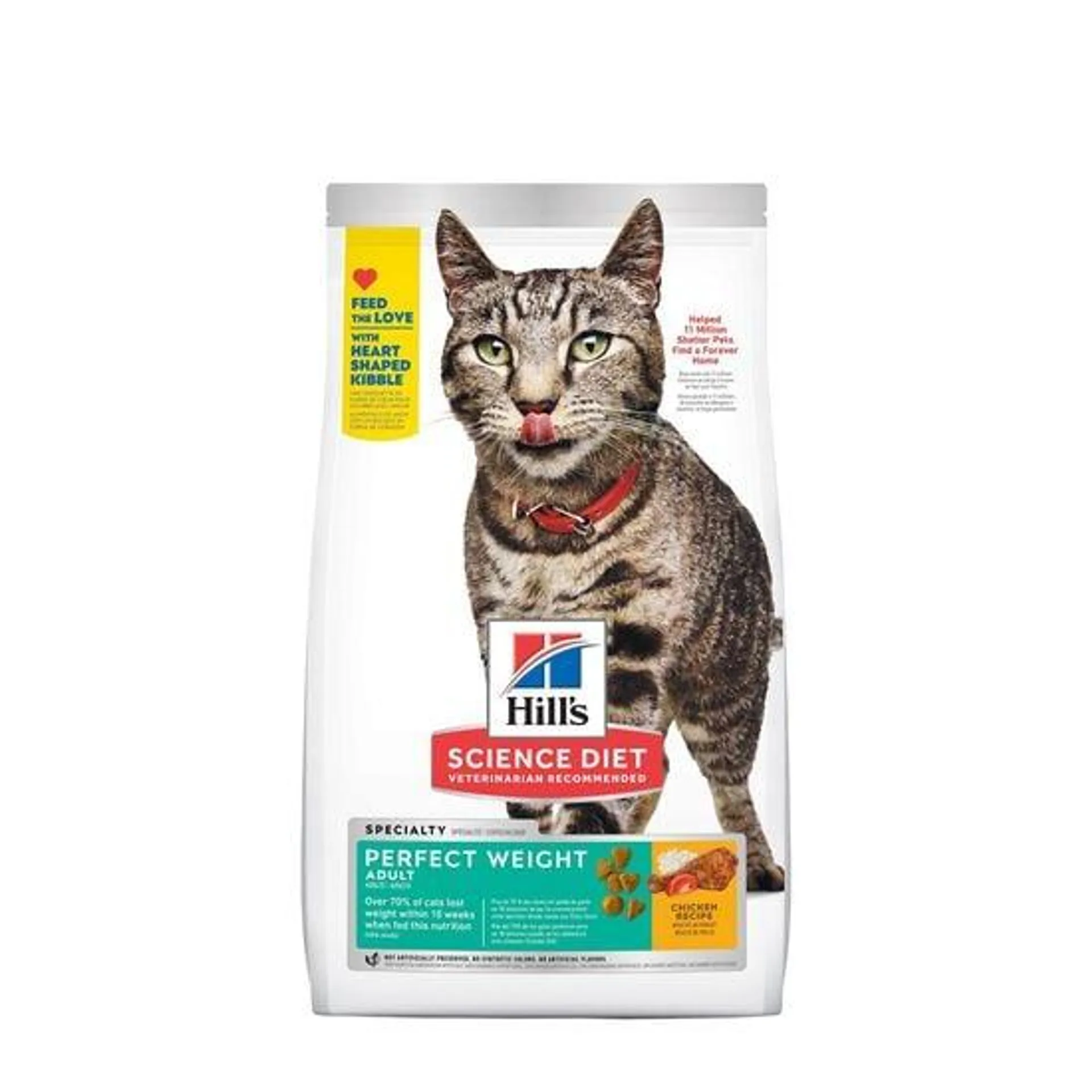 Nourriture sèche « Perfect Weight » pour chats adultes, 3,18 kg