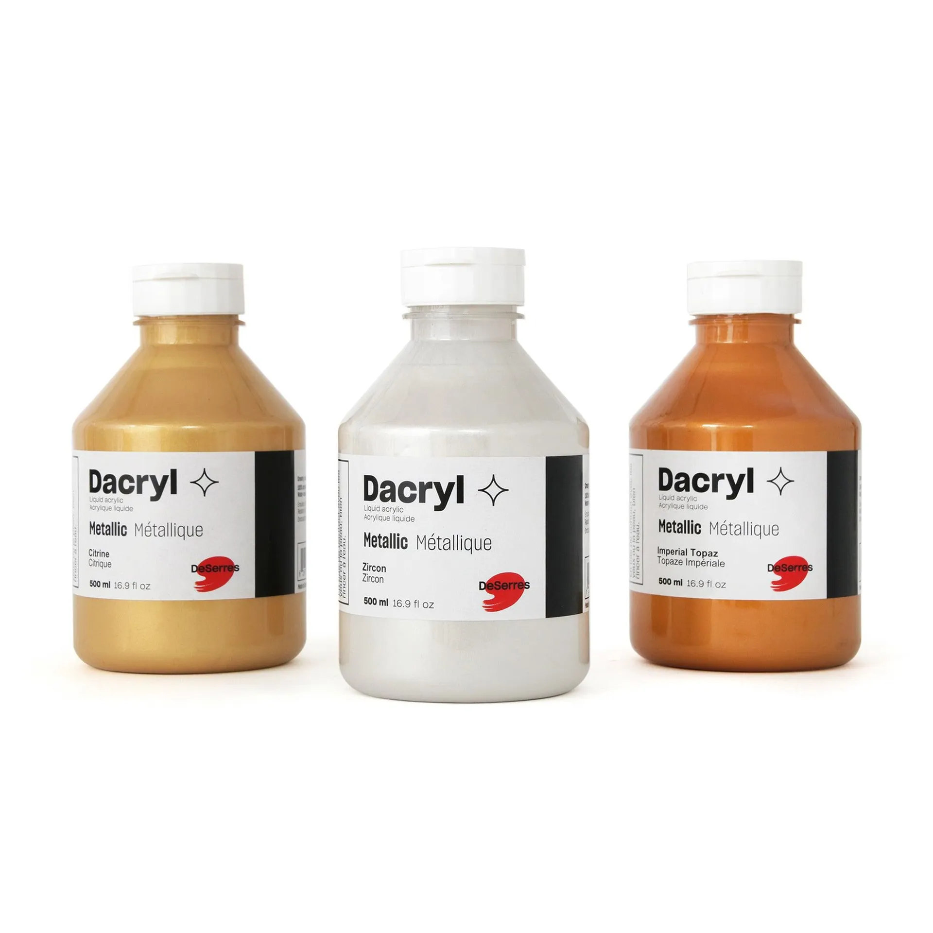 Dacryl Metallic Acrylic - Low Viscosity, 500 ml