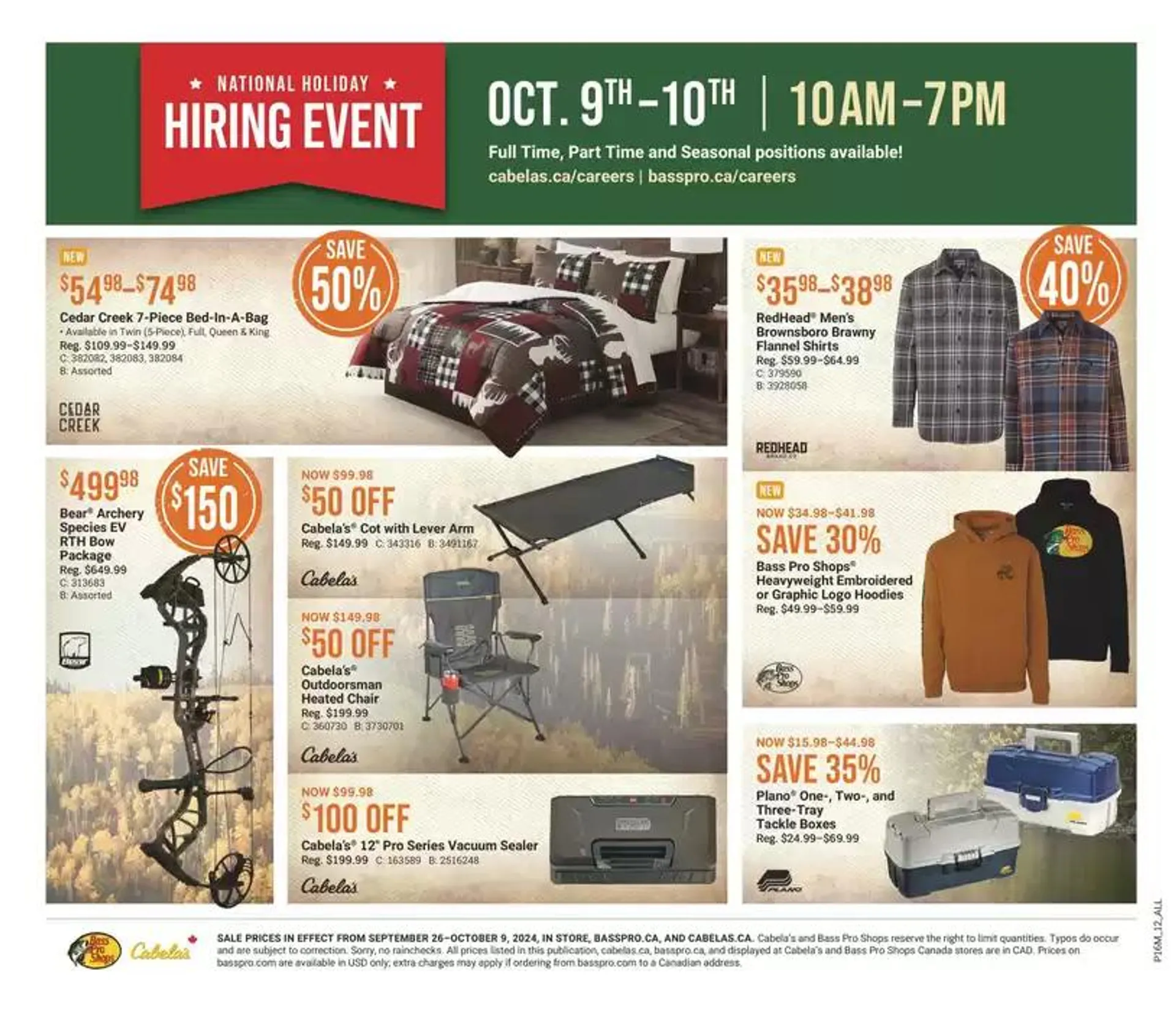 Outdoor Traditions from September 26 to October 9 2024 - flyer page 2