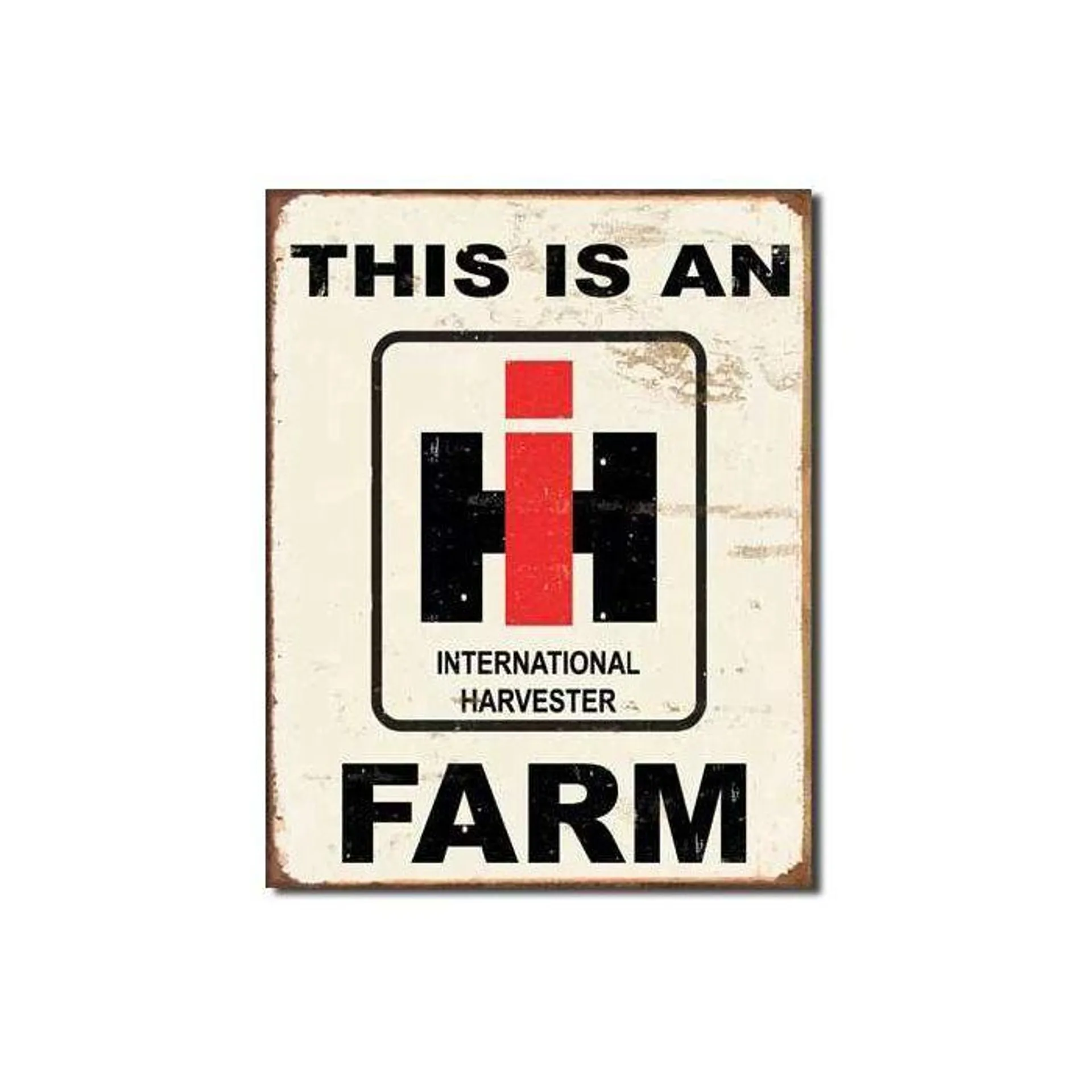 International Harvester Farm Tin Sign