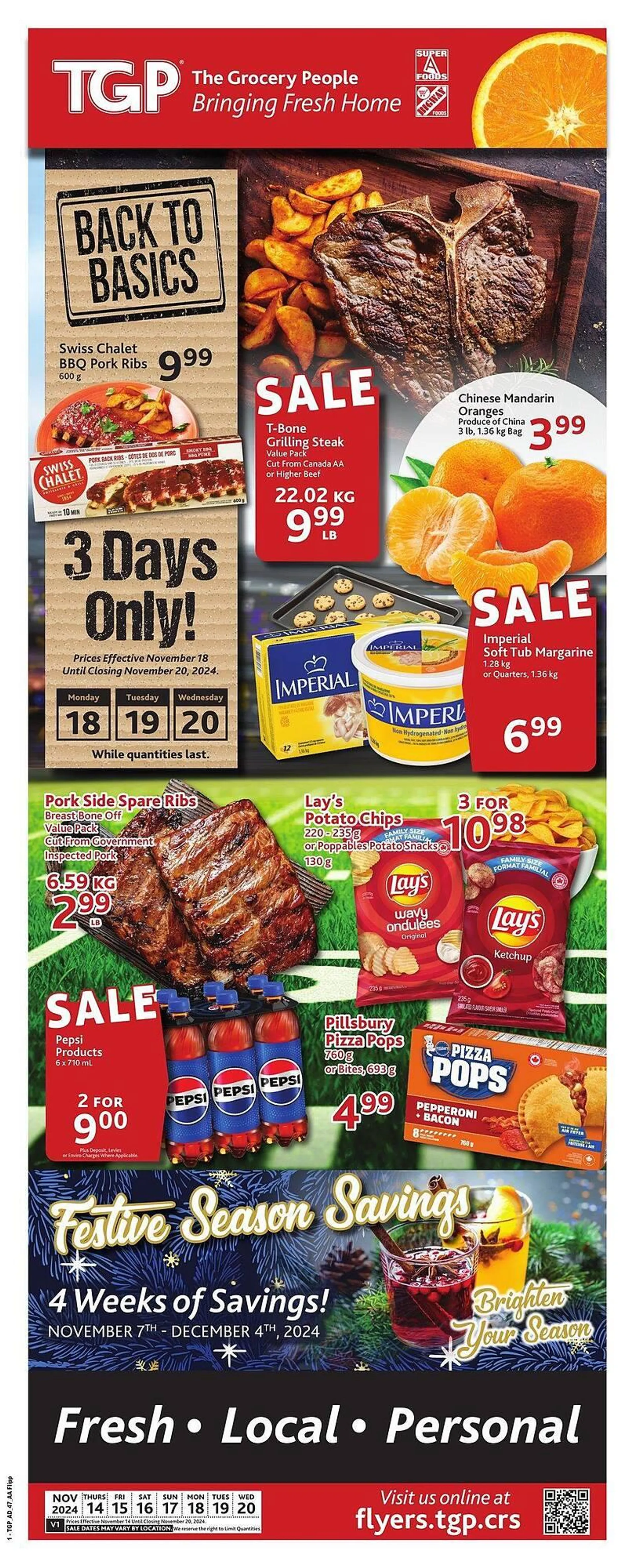 TGP The Grocery People flyer - 1