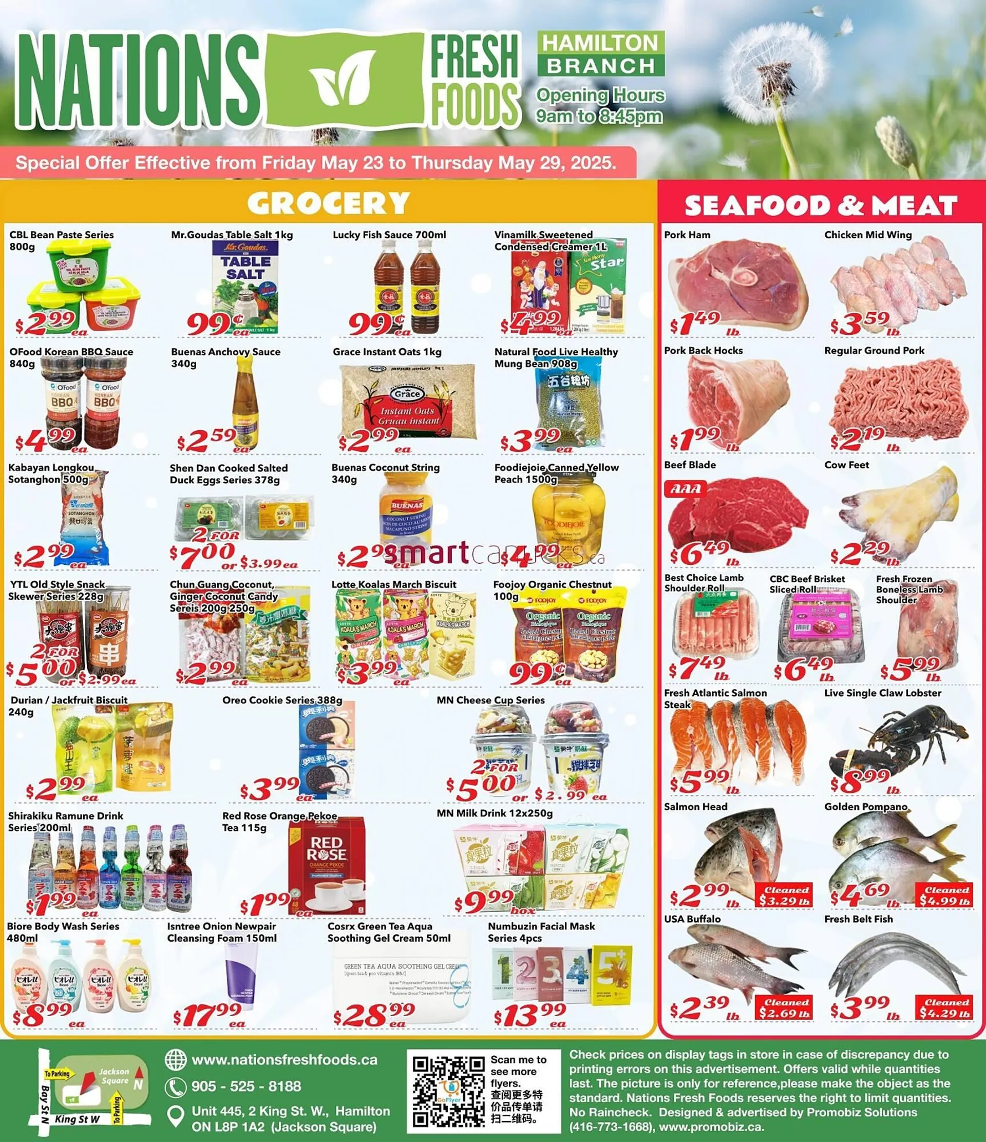 Nations Fresh Foods flyer from May 23 to May 29 2025 - flyer page 1