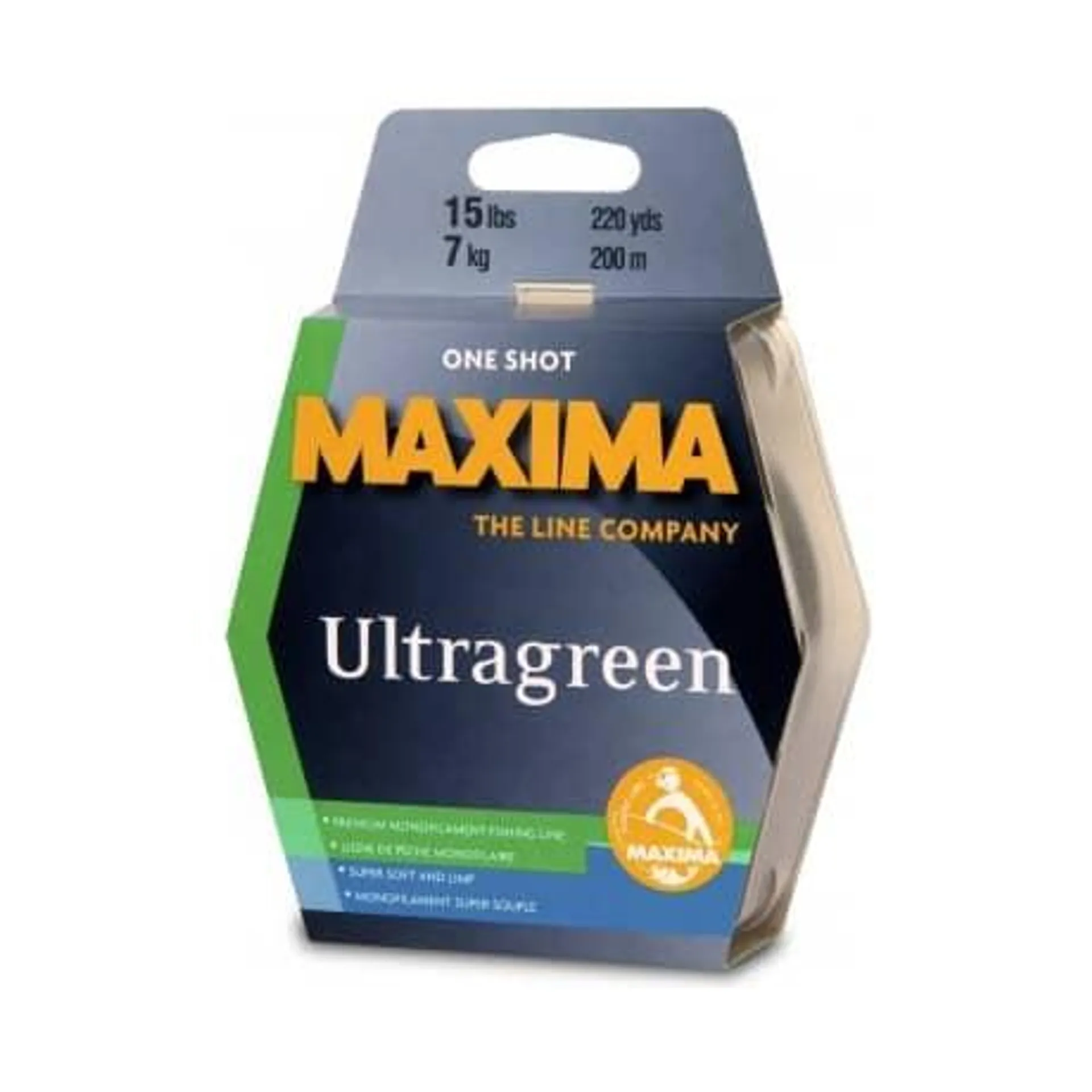 Maxima® One Shot Ultragreen Monofilament Fishing Line