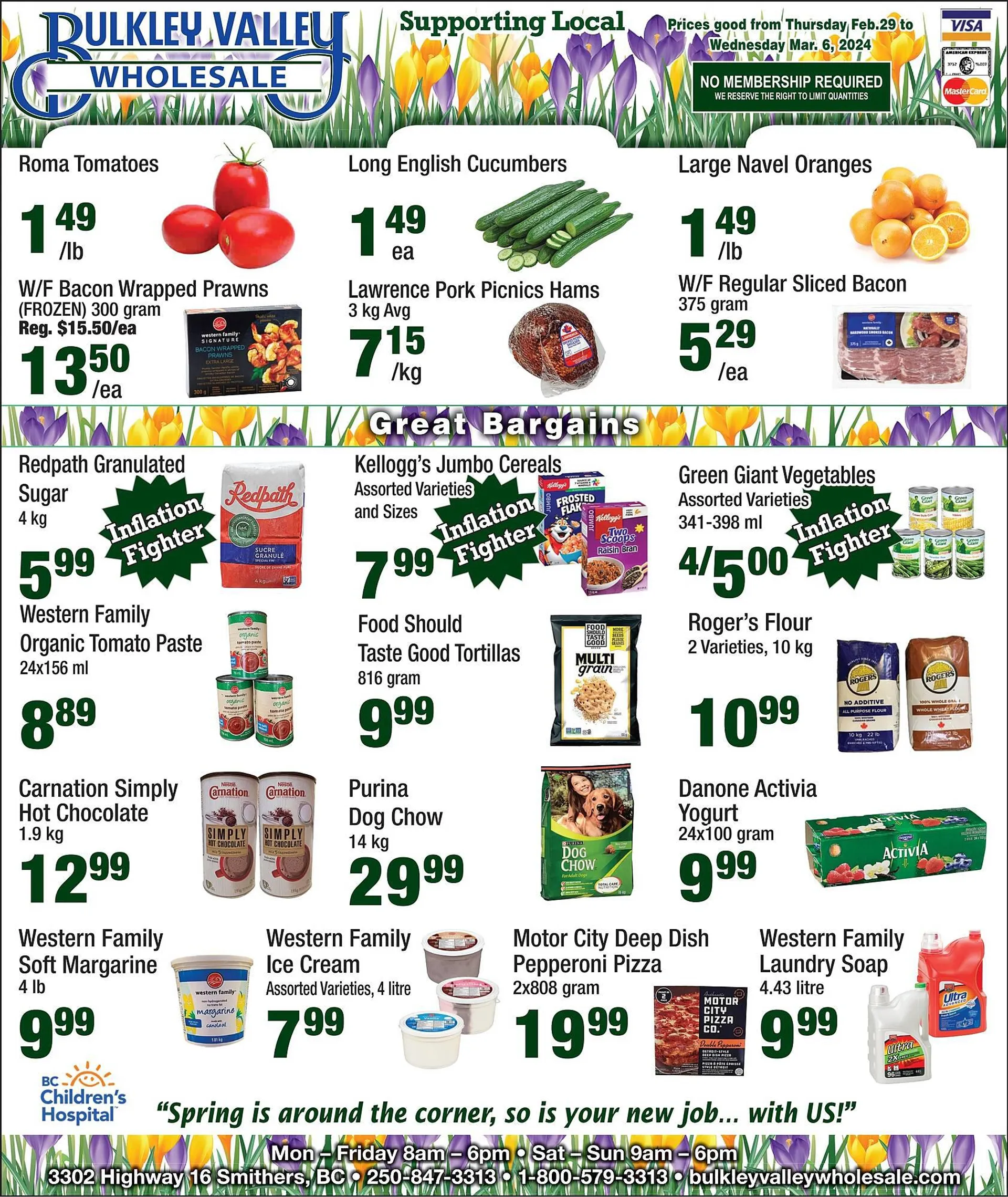 Bulkley Valley Wholesale flyer from February 29 to March 6 2024 - flyer page 