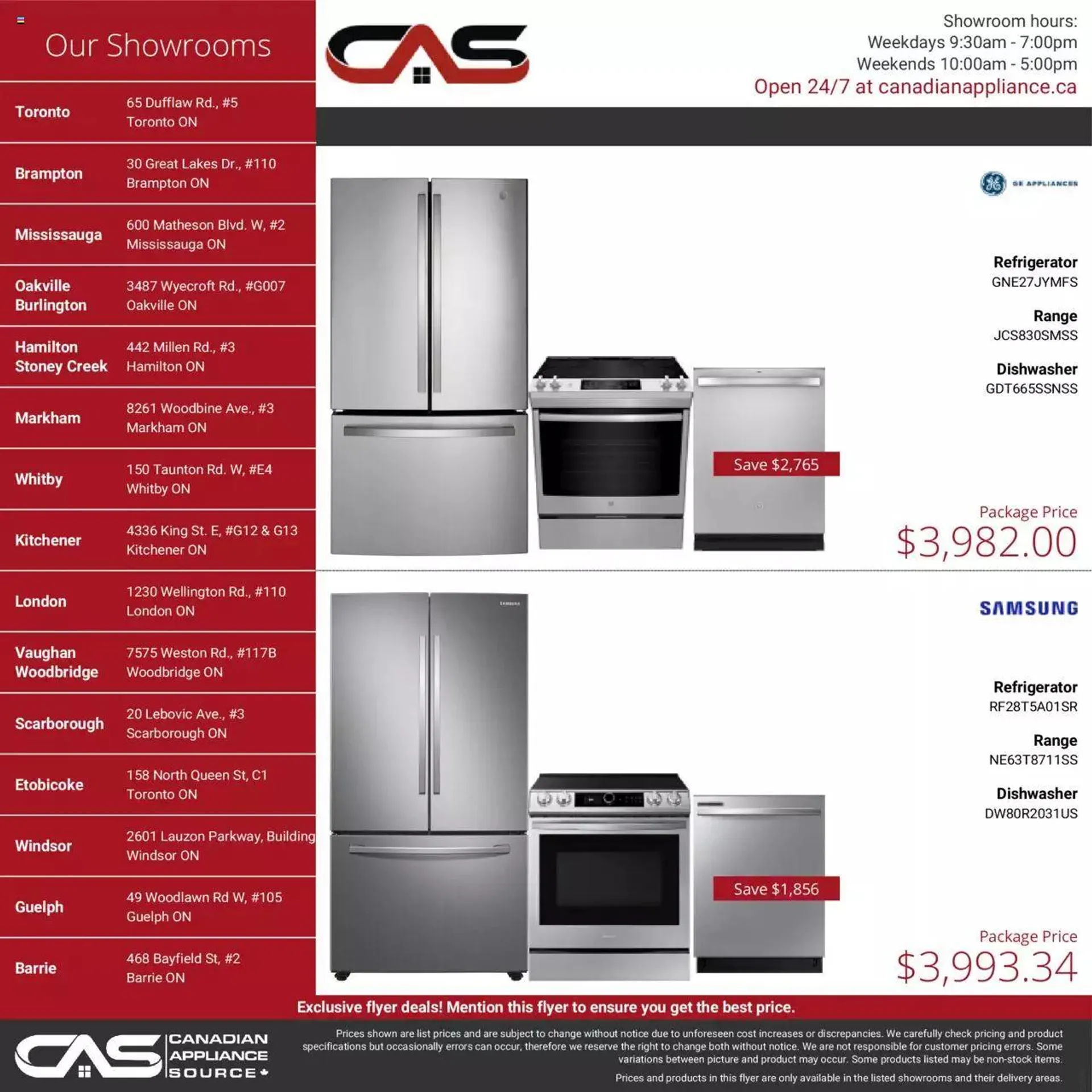 Canadian Appliance Source flyer / circulaire - 10