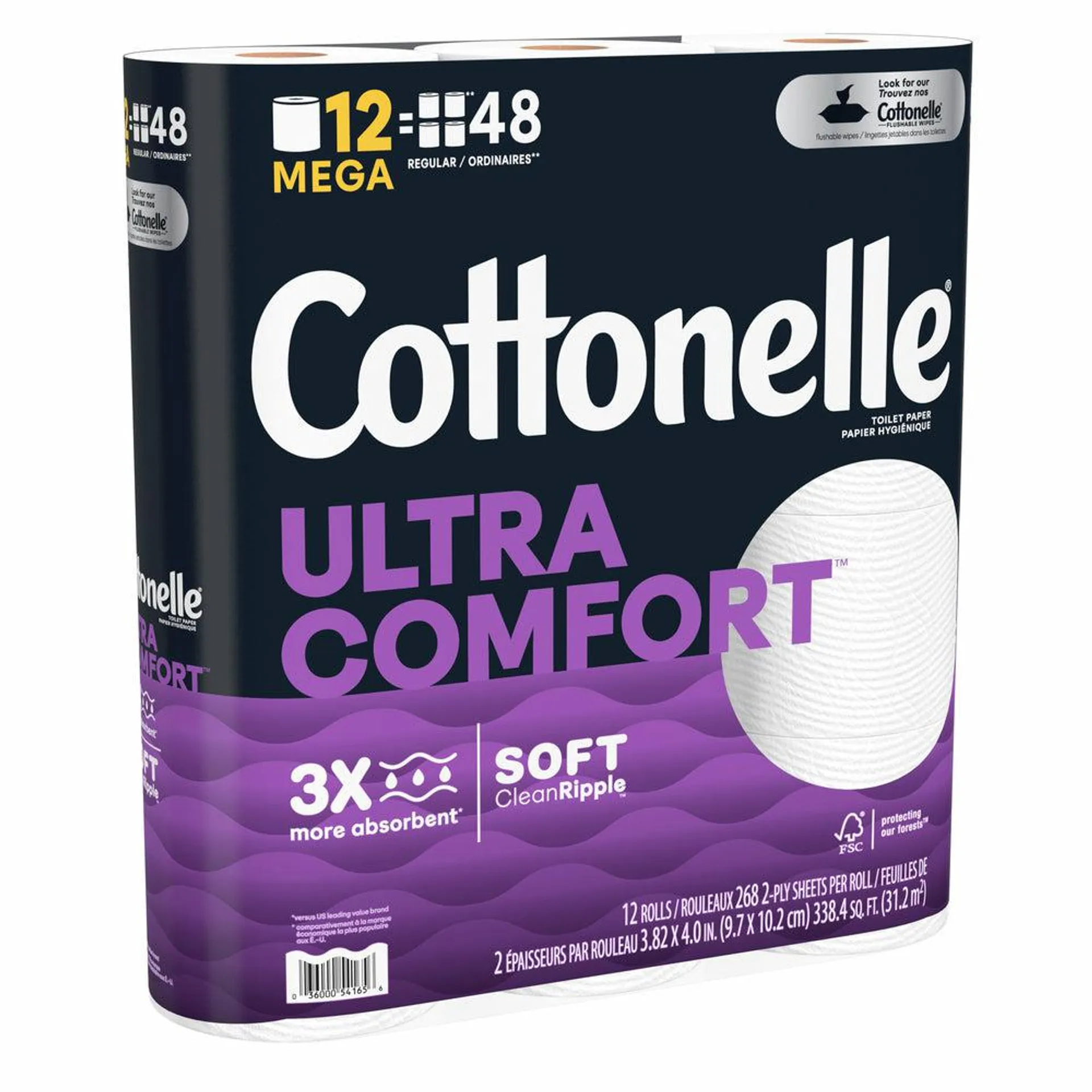 Cottonelle Ultra ComfortCare 12 Mega Roll Toilet Paper - 12 Pack