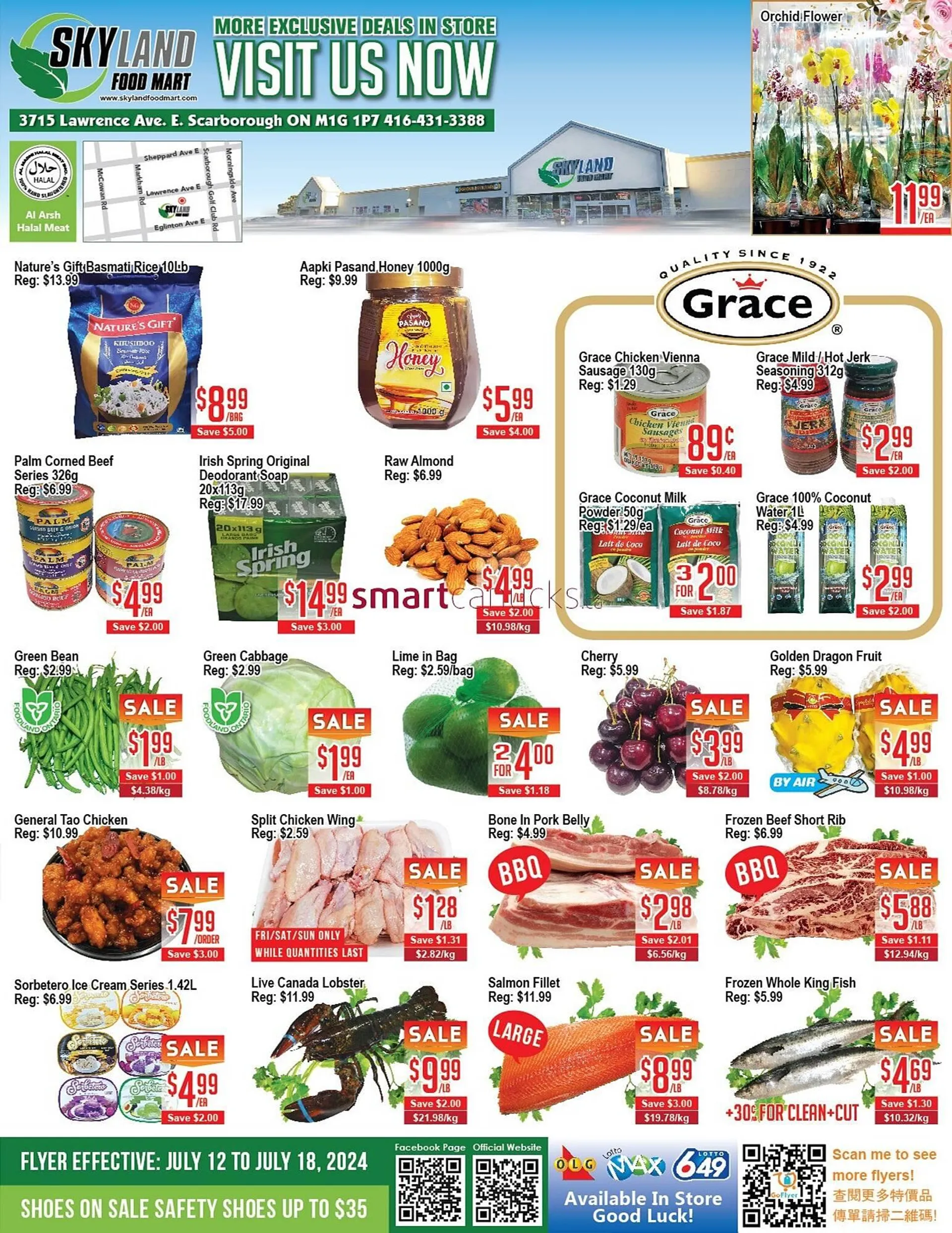 Skyland Foodmart flyer - 1