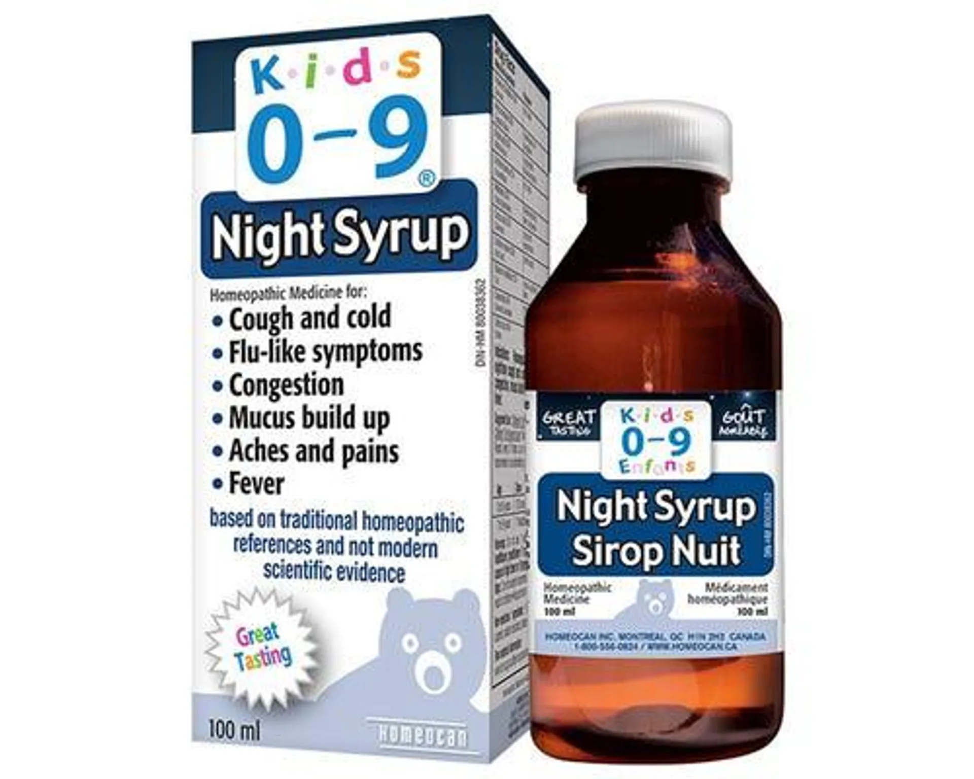 Homeocan Night Syrup Kids 0-9 100mL