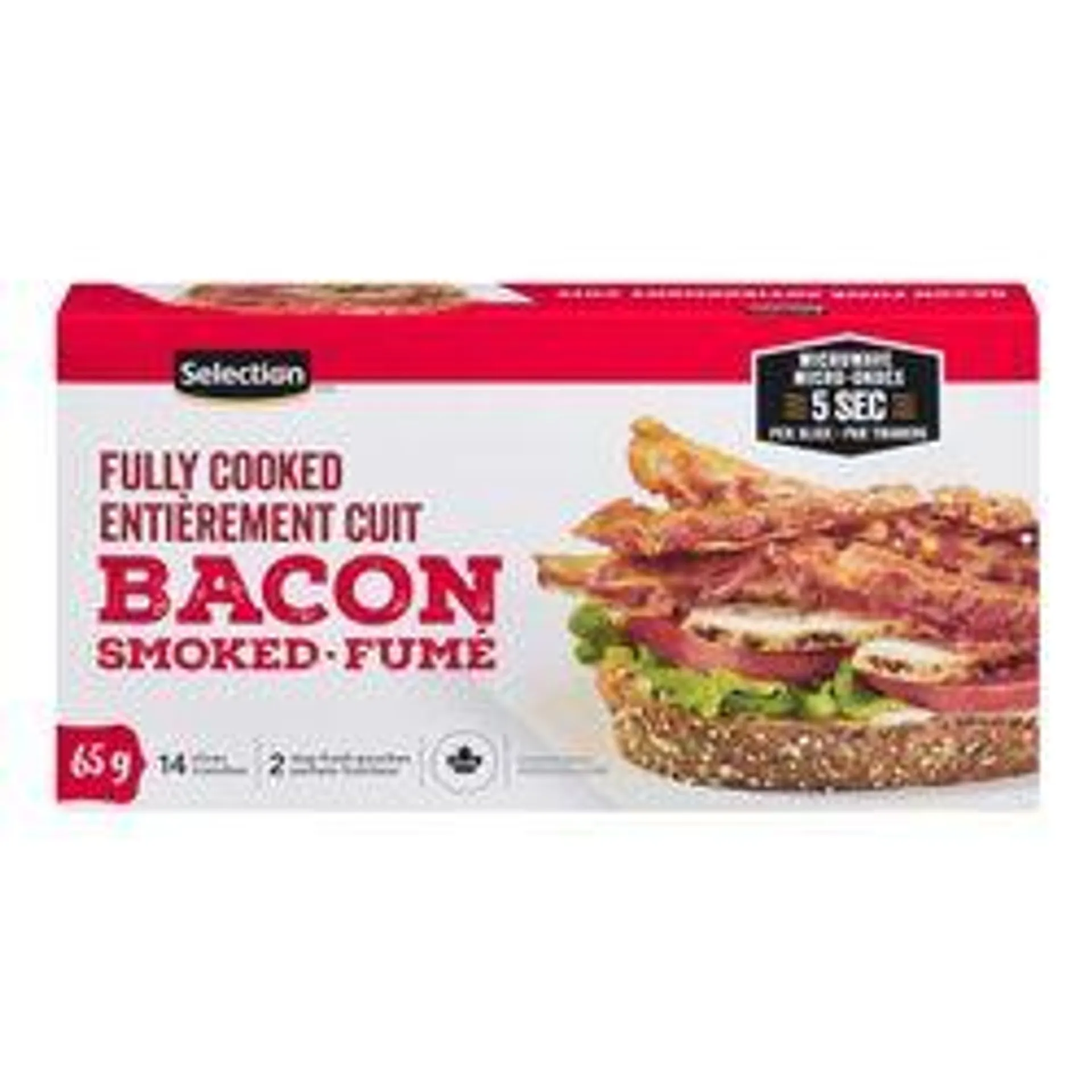 Fully Cooked Smoked Bacon