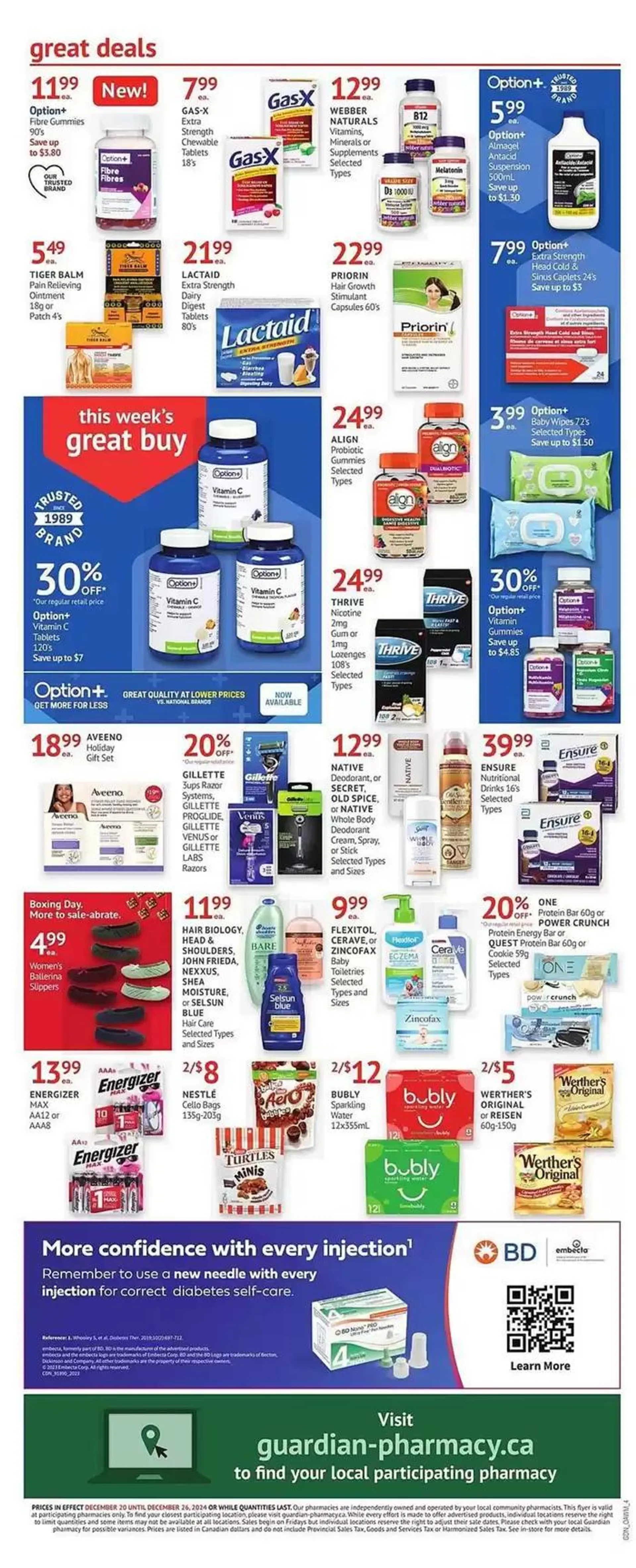 Guardian Pharmacy weekly flyer from December 19 to December 25 2024 - flyer page 4