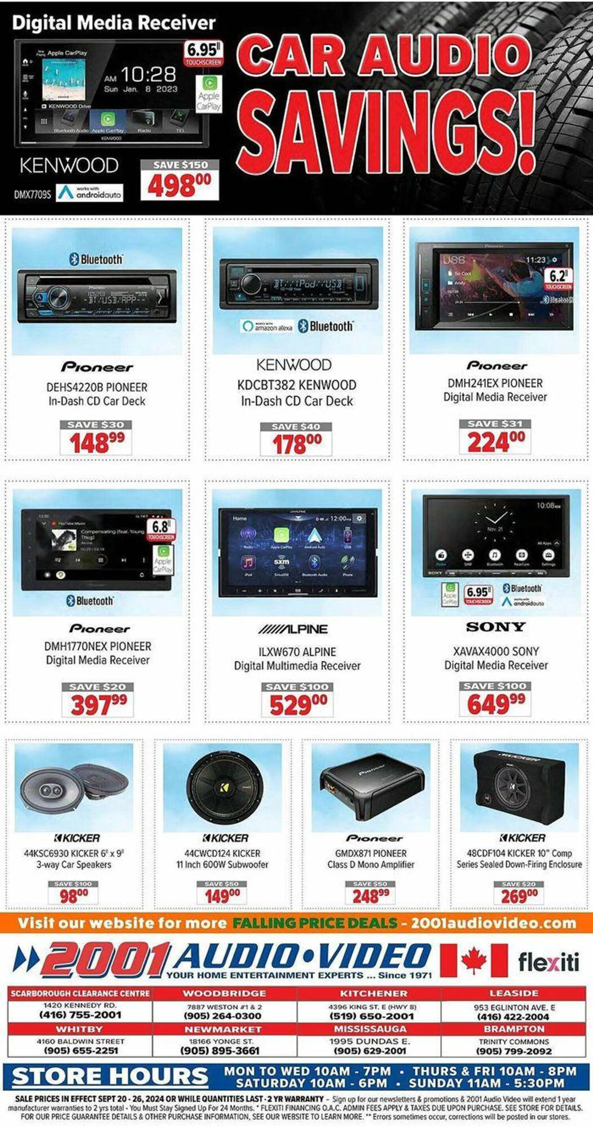 2001 Audio Video weekly flyer from September 20 to October 5 2024 - flyer page 6