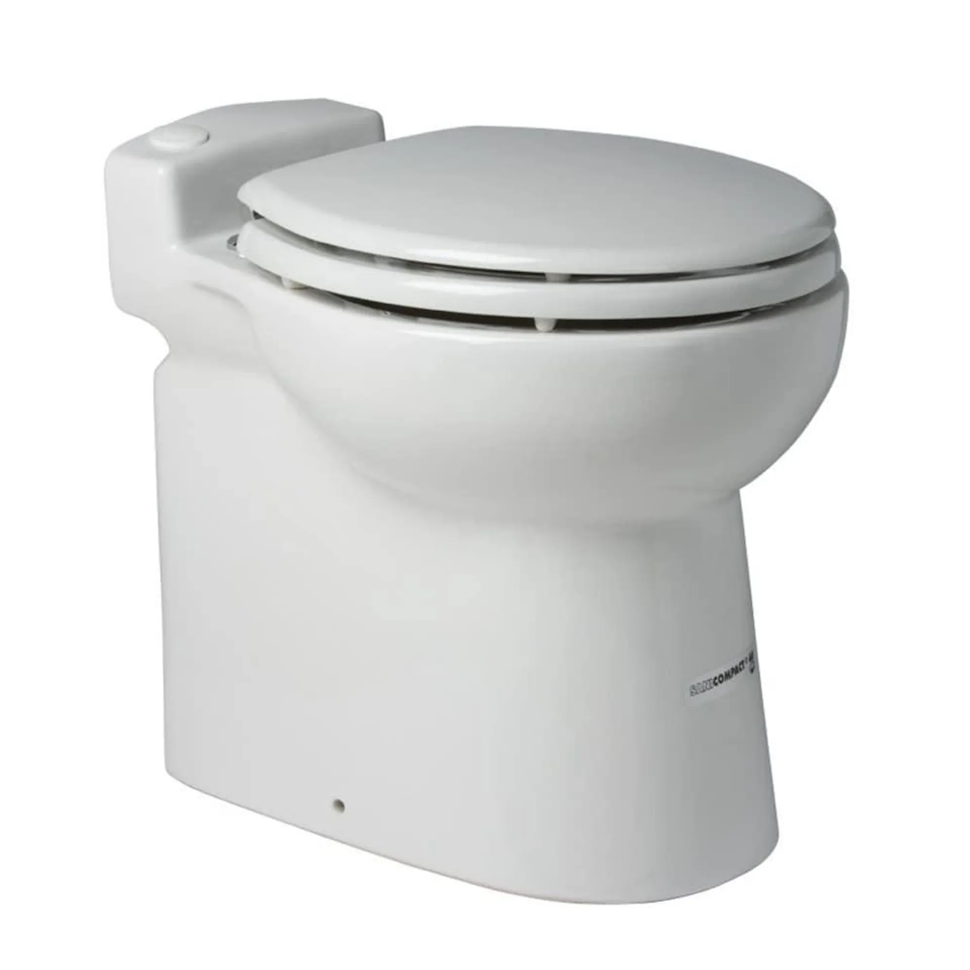 Sanicompact one piece toilet/pump system