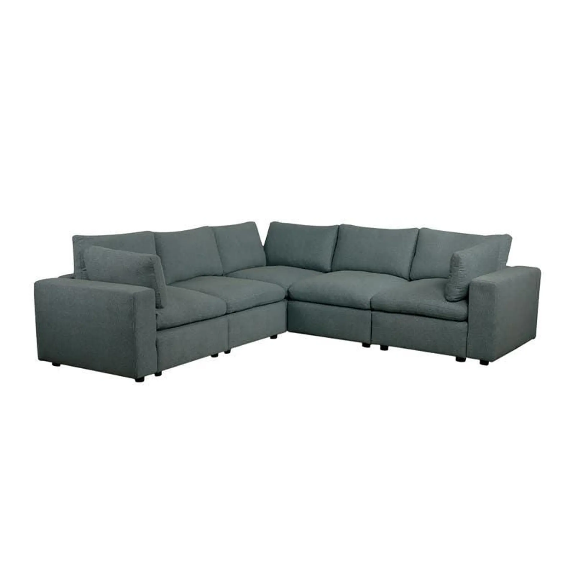 Sectionnel modulaire gris - 7 mcx