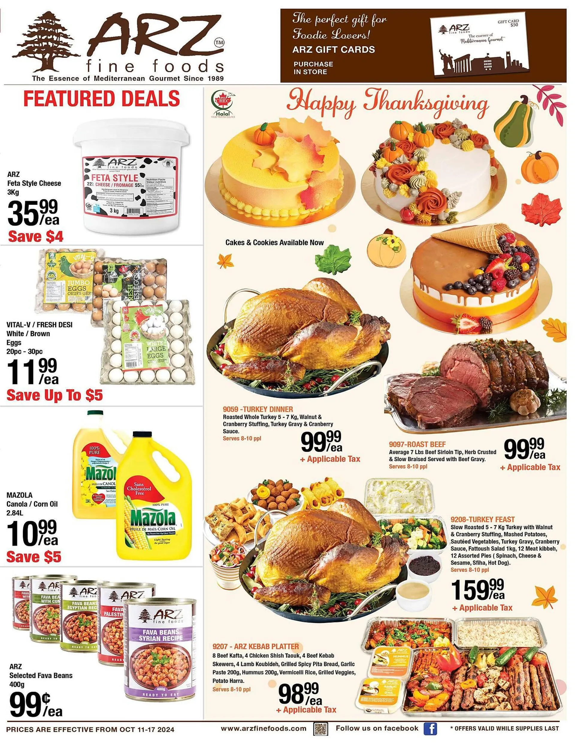 Arz Fine Foods flyer - 1