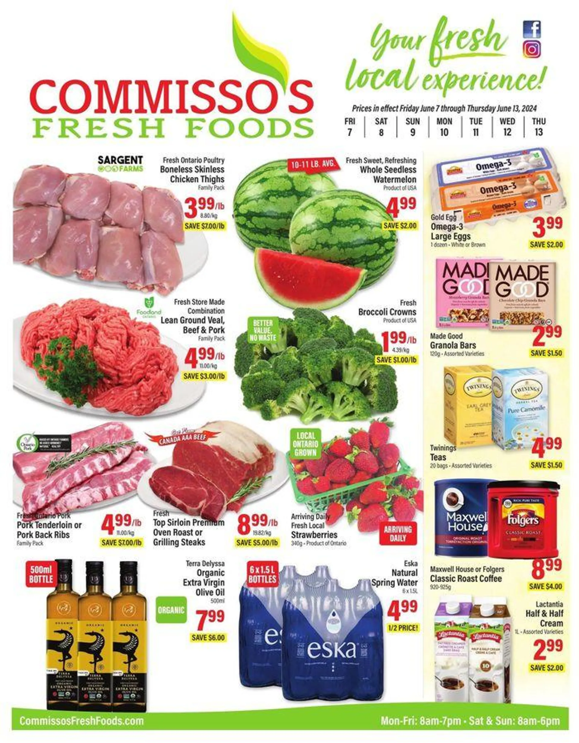 Commissos Fresh Foods weeky flyer - 1