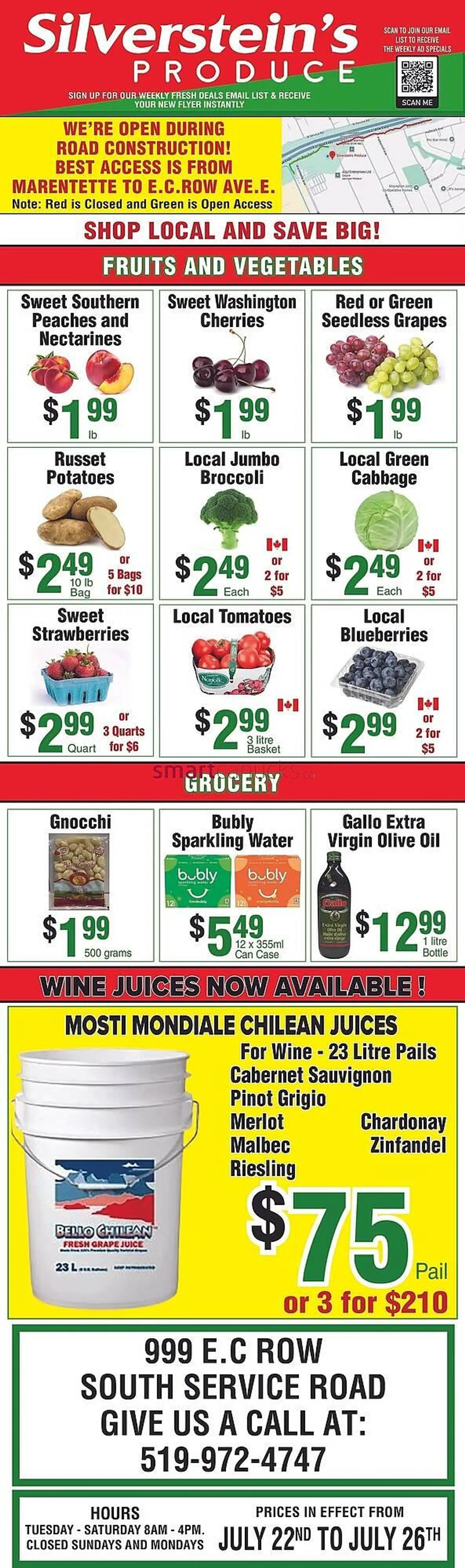 Silverstein's Produce flyer from July 24 to July 30 2025 - flyer page 1