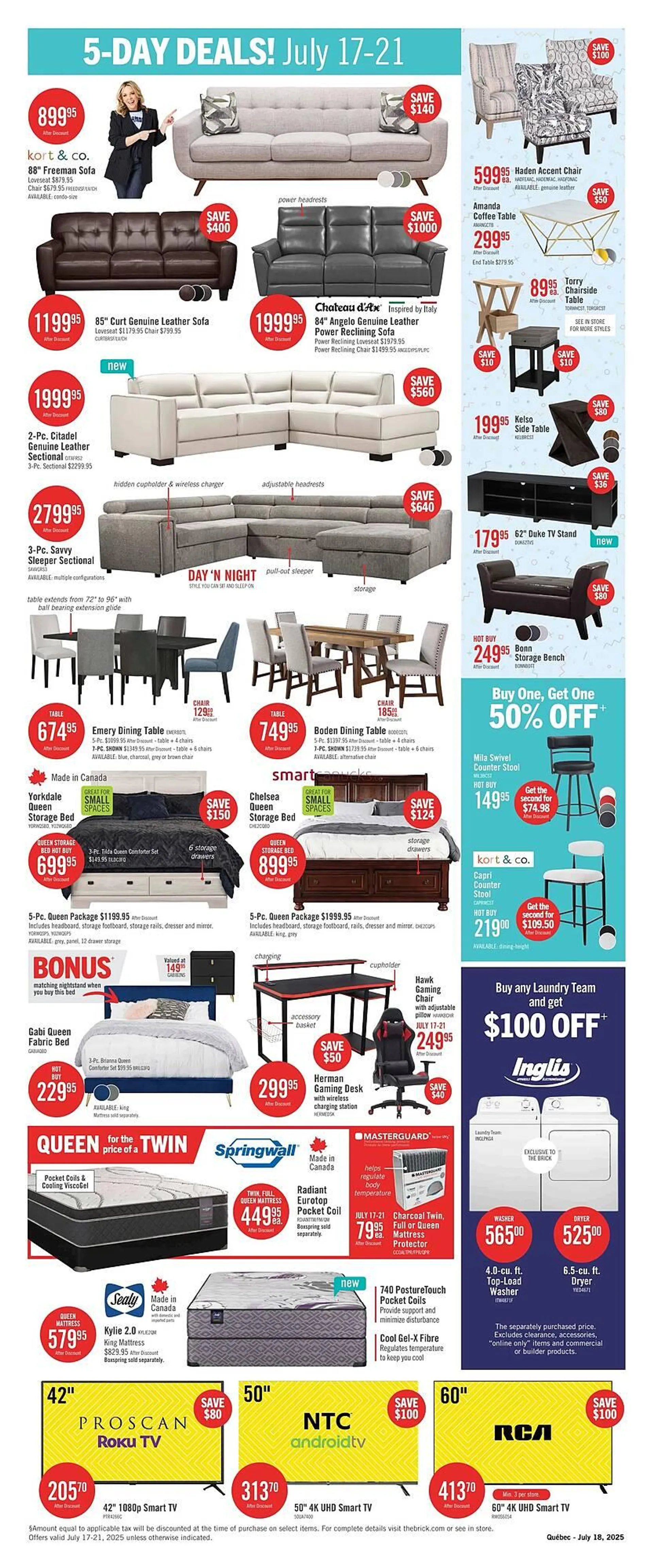 The Brick flyer from July 17 to July 23 2025 - flyer page 2