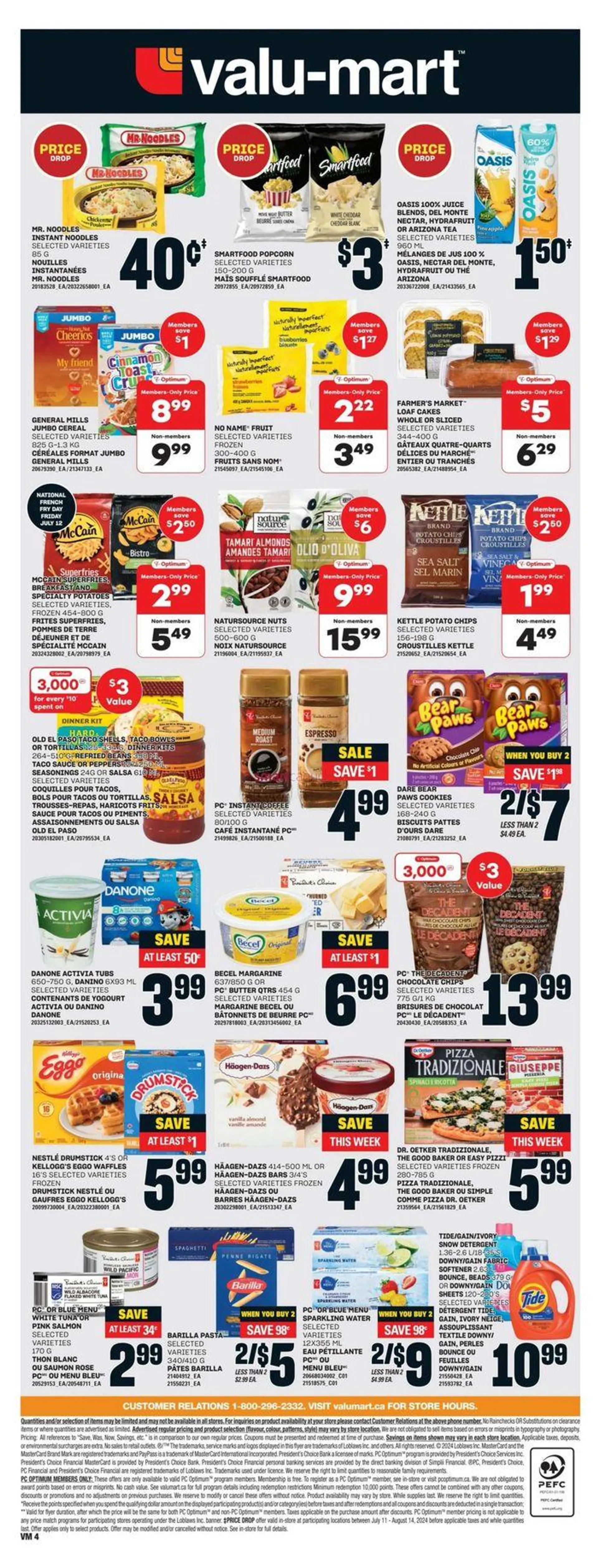 Valu-mart weeky flyer from July 11 to July 17 2024 - flyer page 3