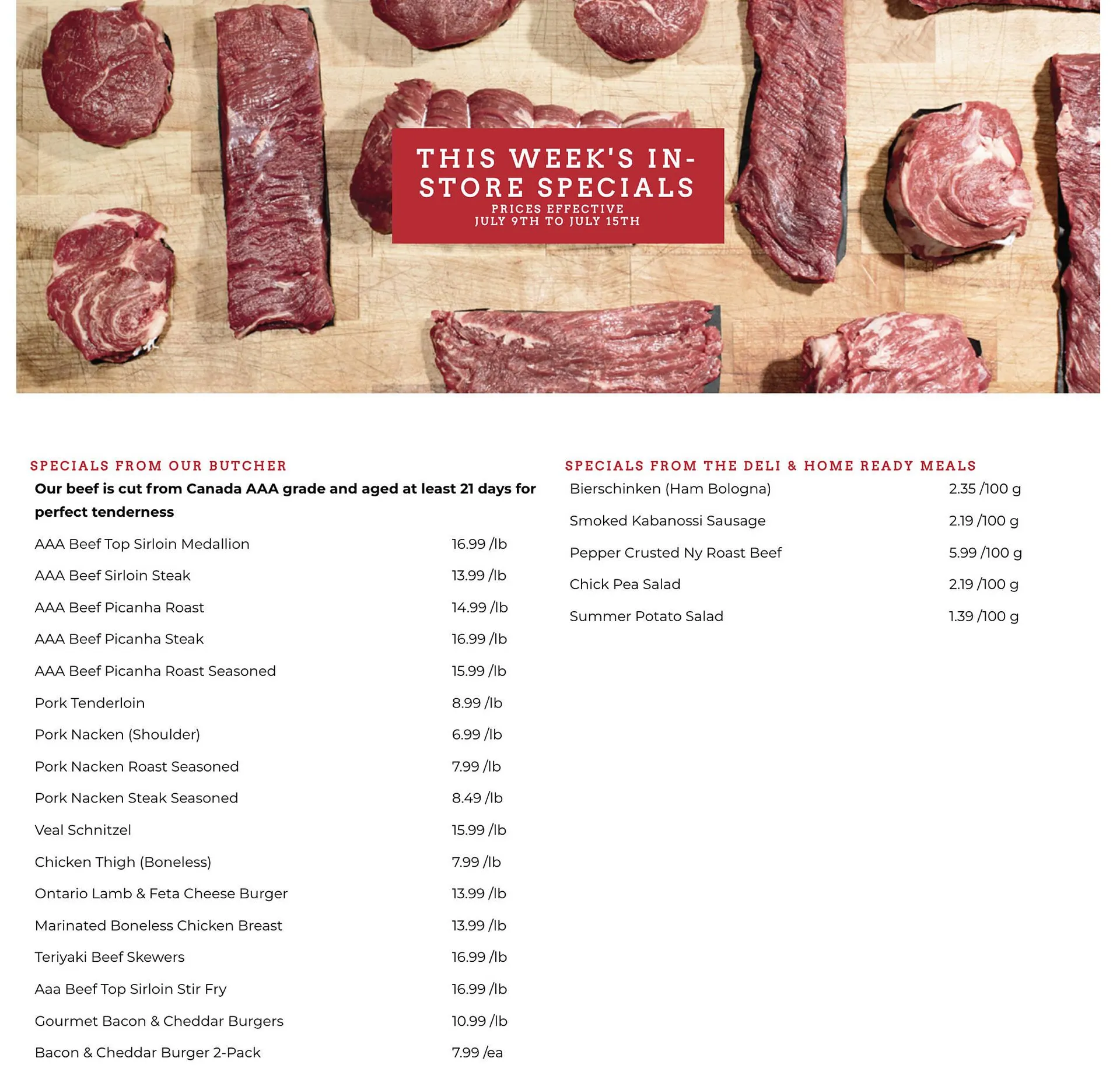 Denninger's flyer from July 9 to July 15 2025 - flyer page 1