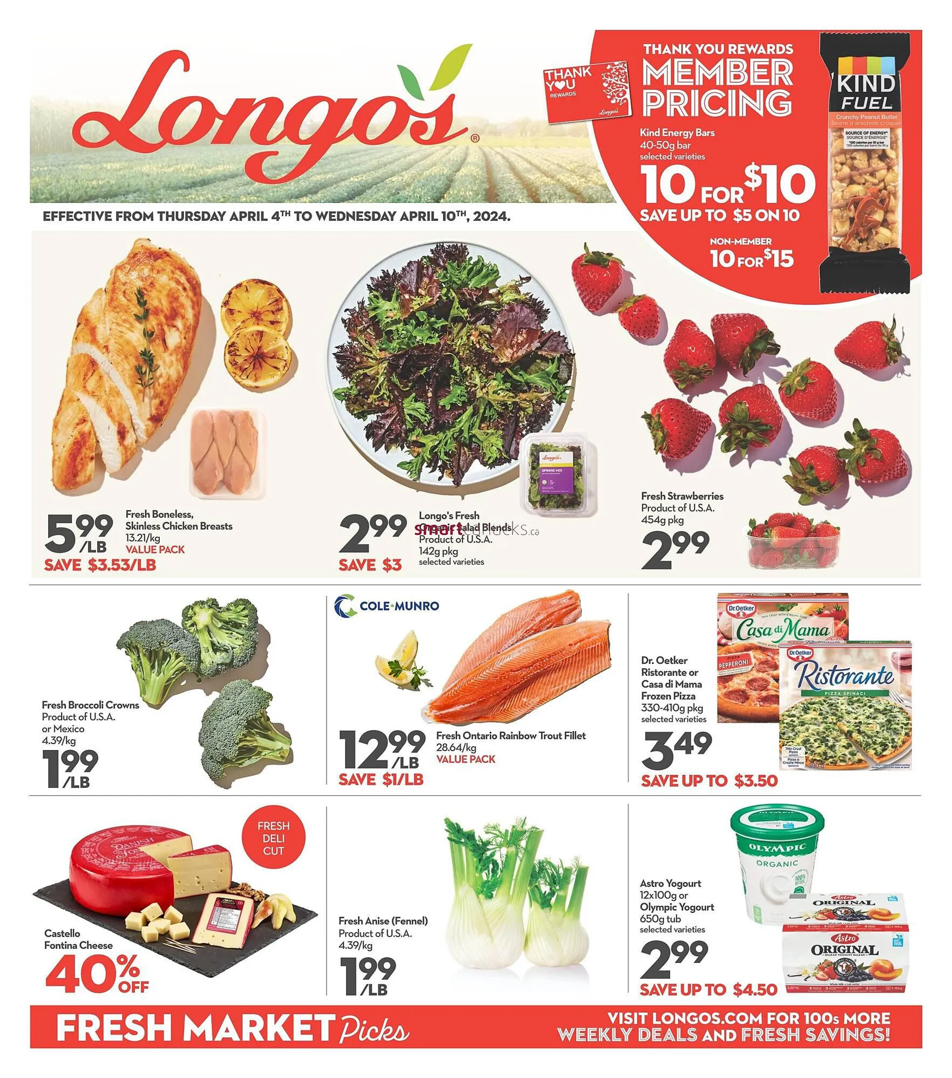 Longo's flyer from April 4 to April 10 2024 - flyer page 