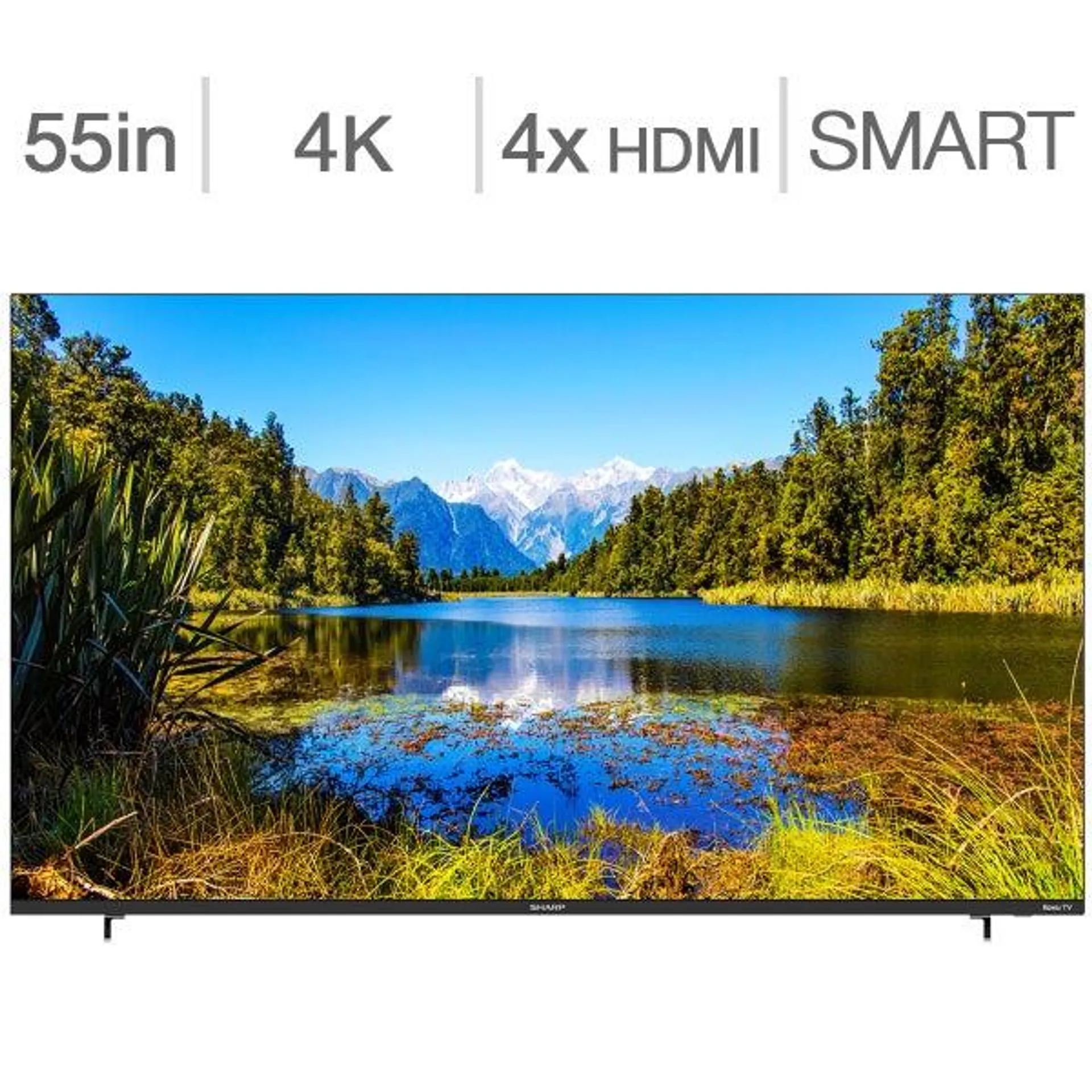 Sharp 55" Class - 4T-UR Series - 4K UHD LCD TV