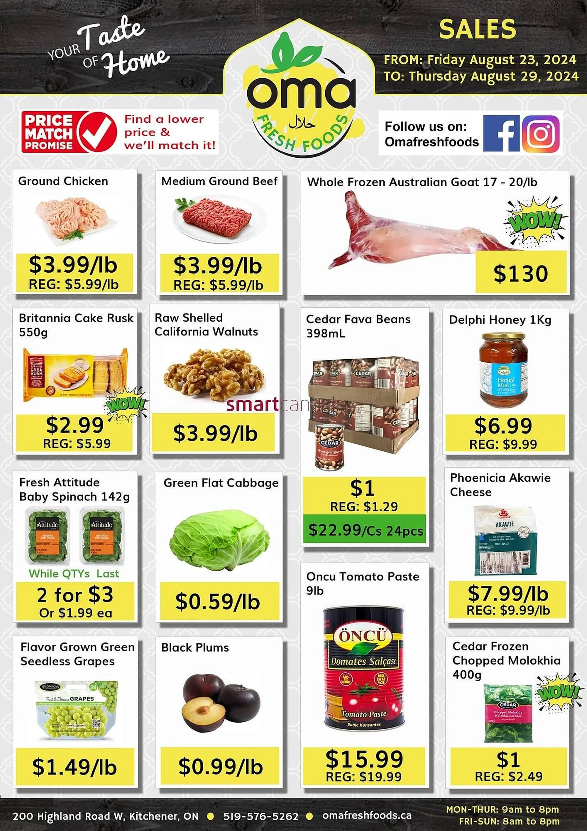 Oma Fresh Foods flyer - 1