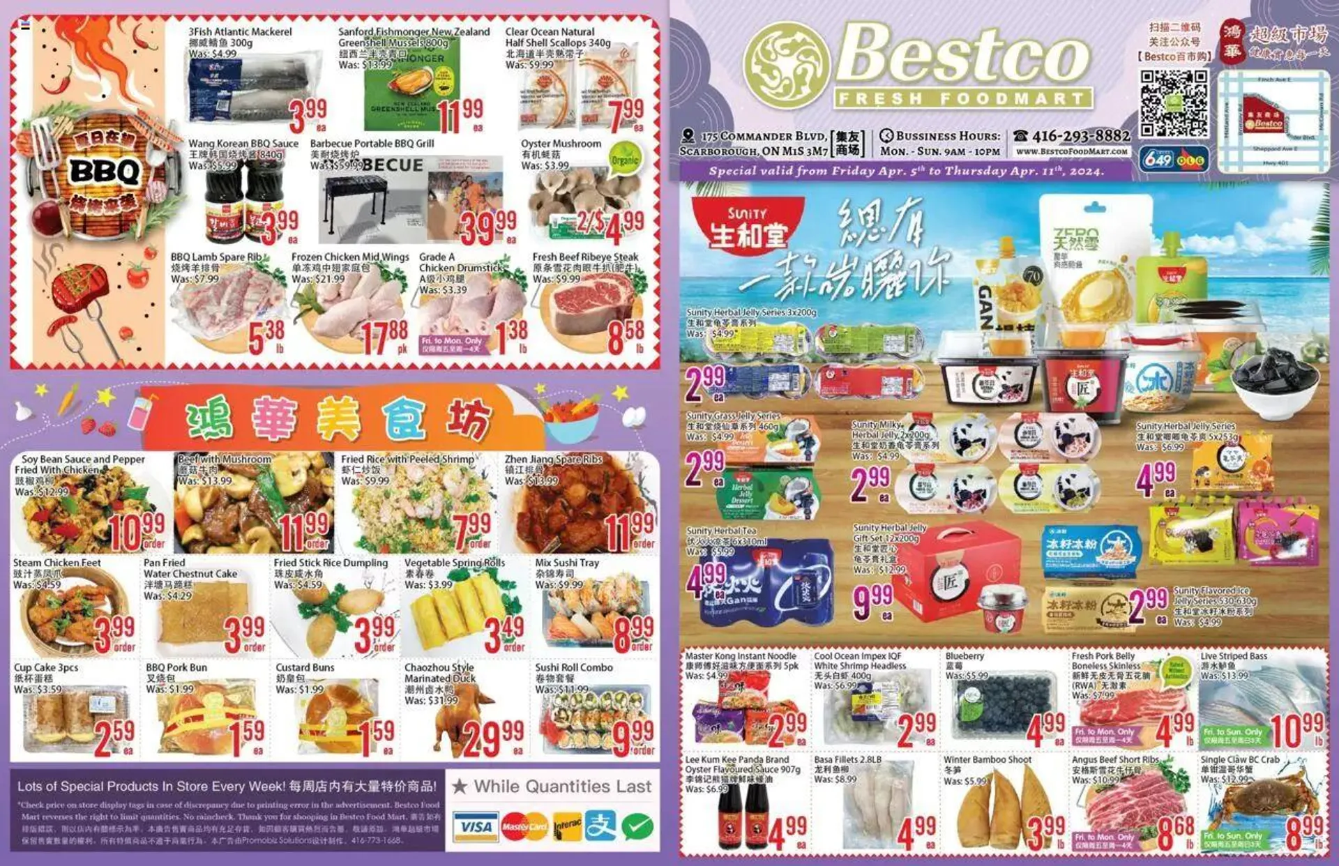 Bestco Foodmart weekly flyer / circulaire from April 5 to April 11 2024 - flyer page 1