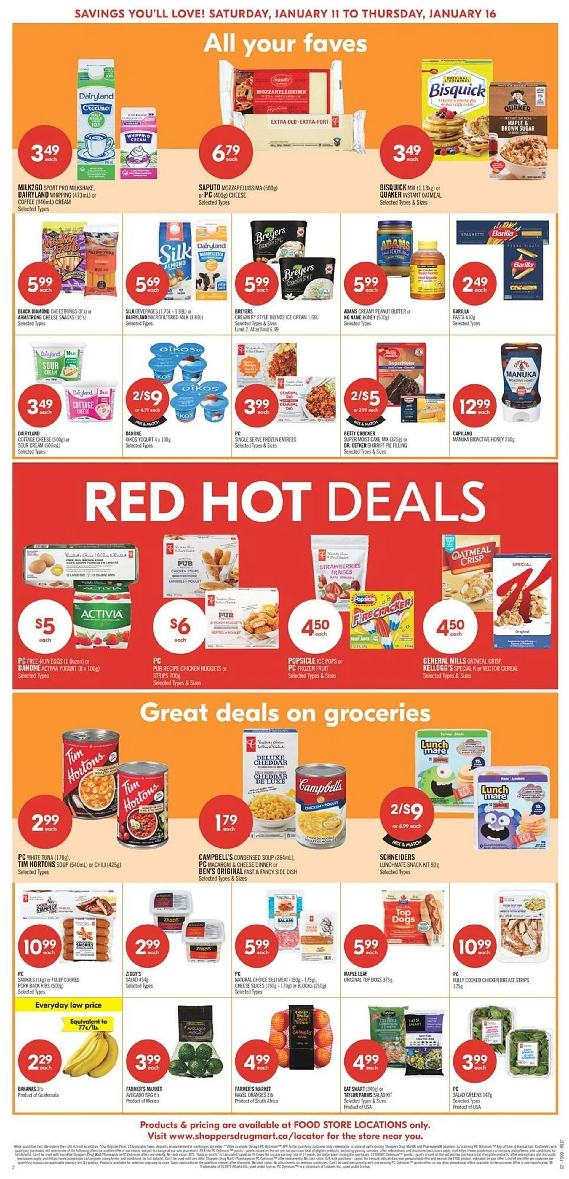 Shoppers Drug Mart flyer from January 9 to January 16 2025 - flyer page 9