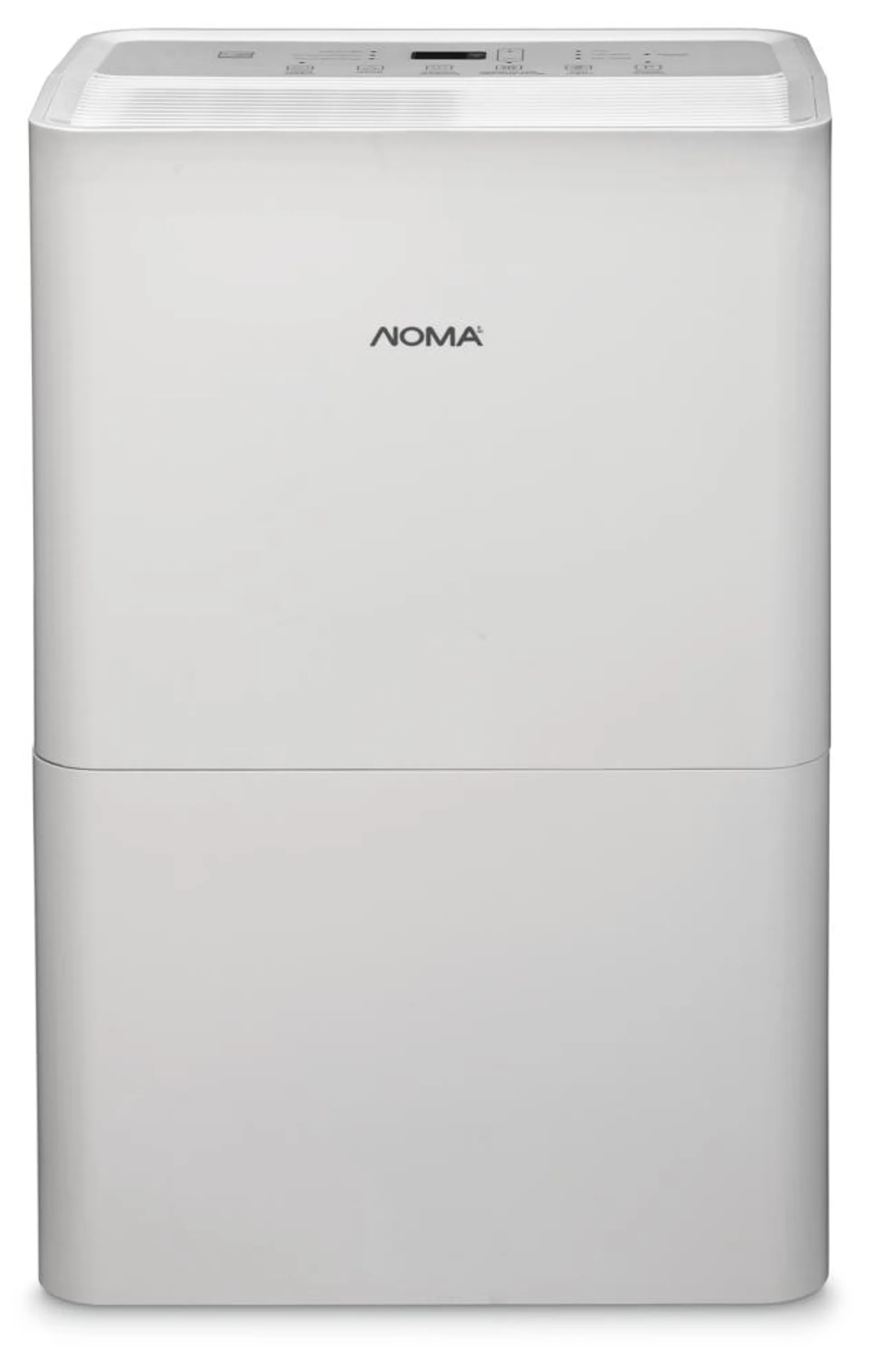 NOMA 50 Pint LED Dehumidifier with Pump, Bucket/Continuous Drain, ENERGY STAR® Most Efficient, White