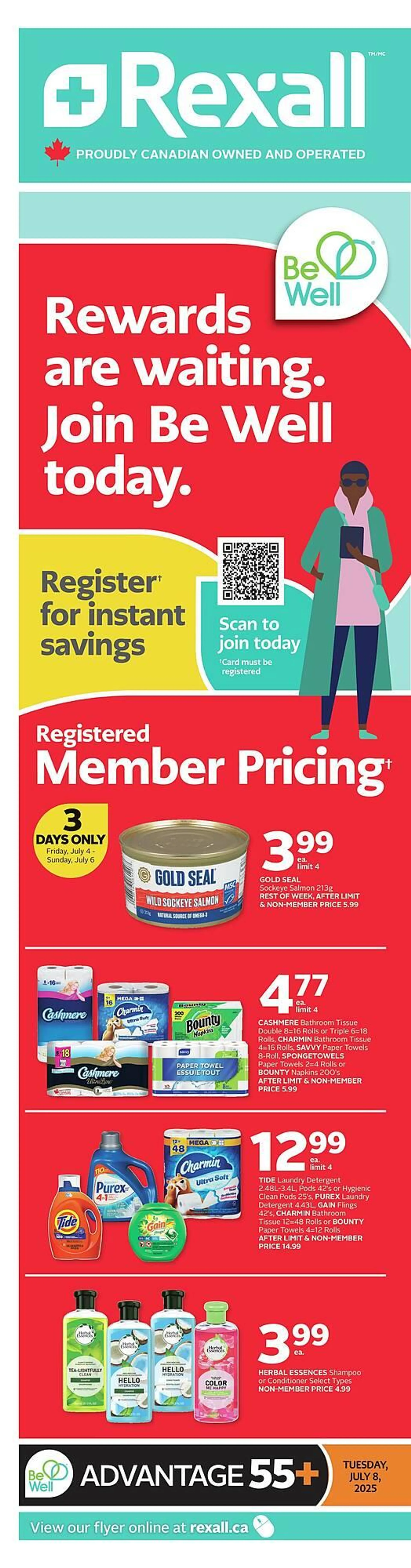 Rexall flyer from July 3 to July 10 2025 - flyer page 1