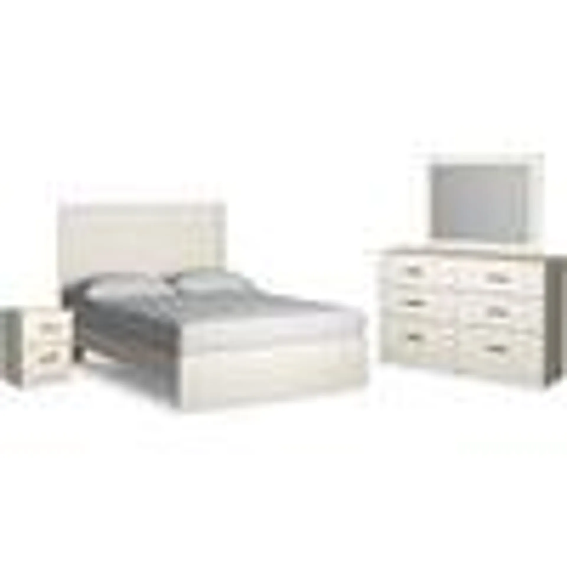 Stelsie Panel Bedroom - White