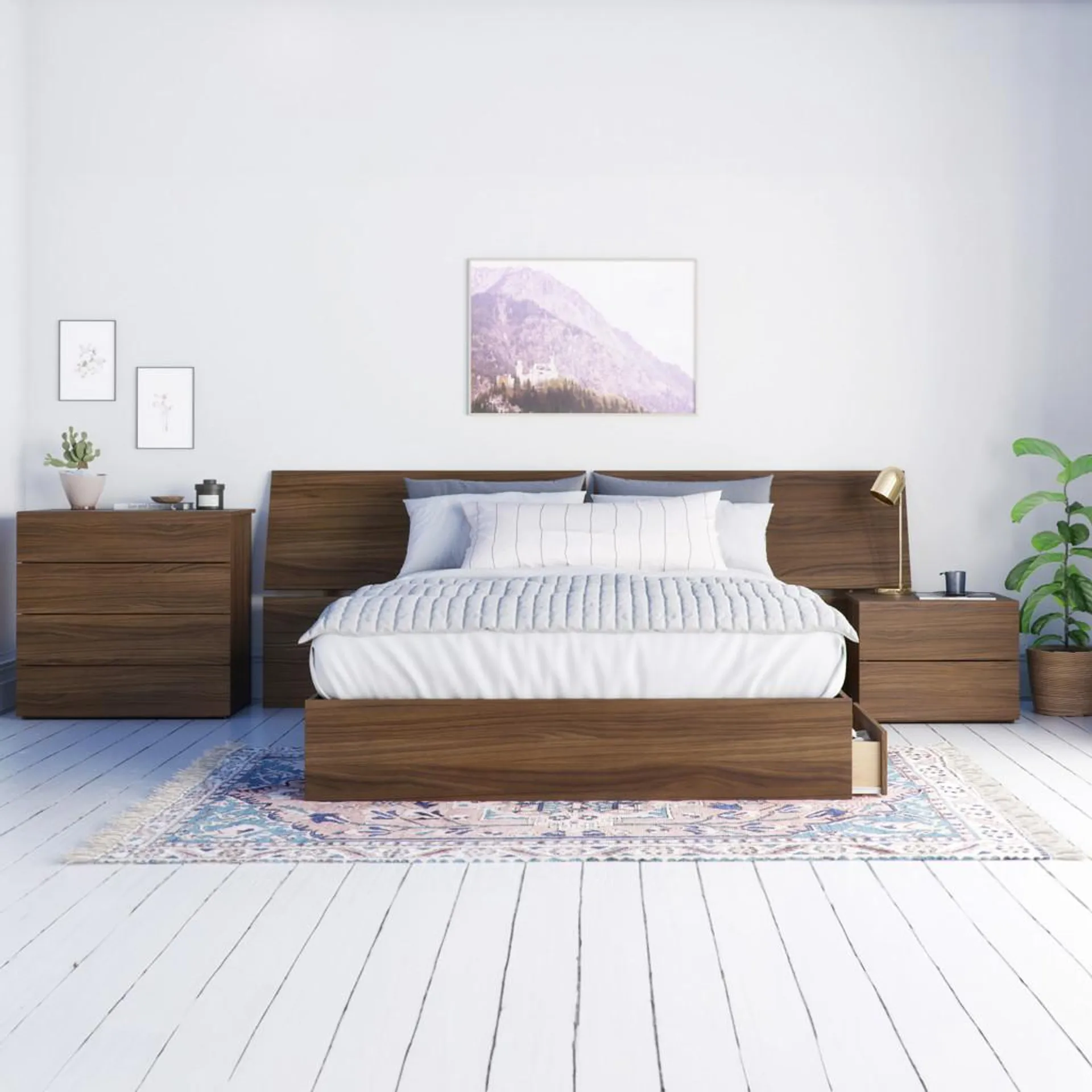 Mobilier de chambre à coucher Grand lit 4 mcx