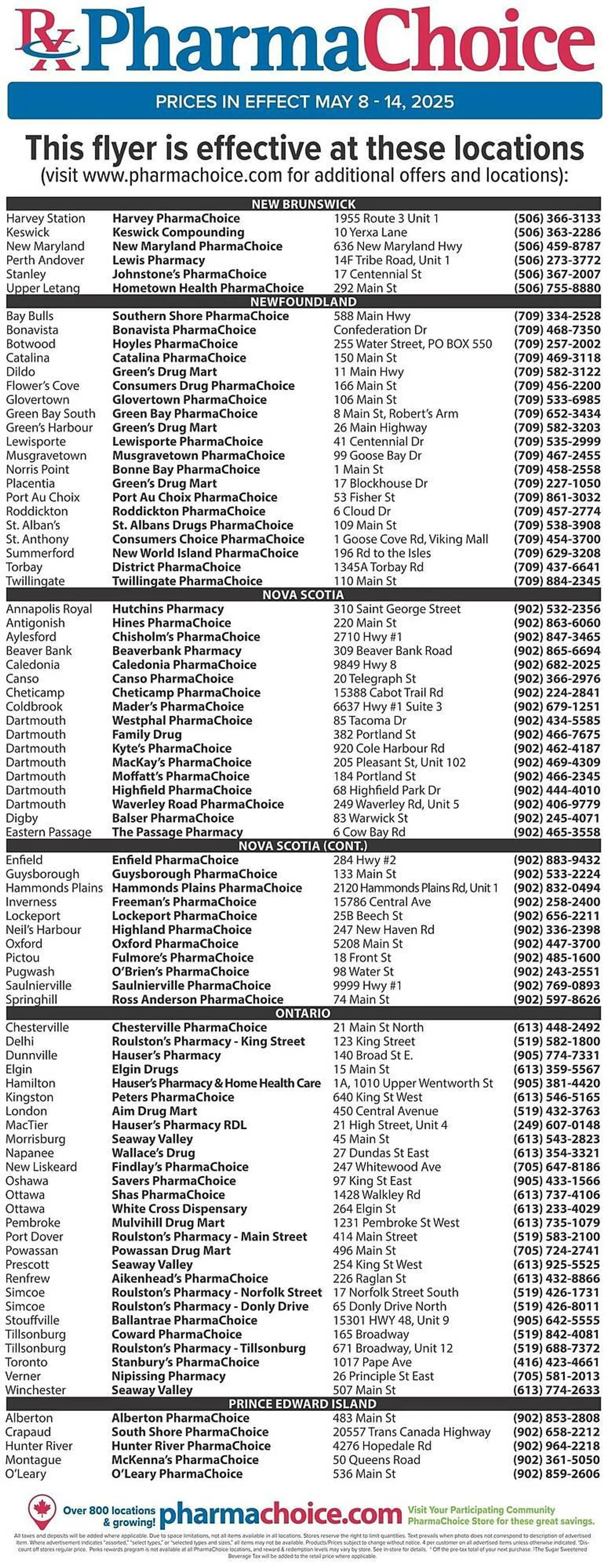 PharmaChoice flyer from May 8 to May 14 2025 - flyer page 6