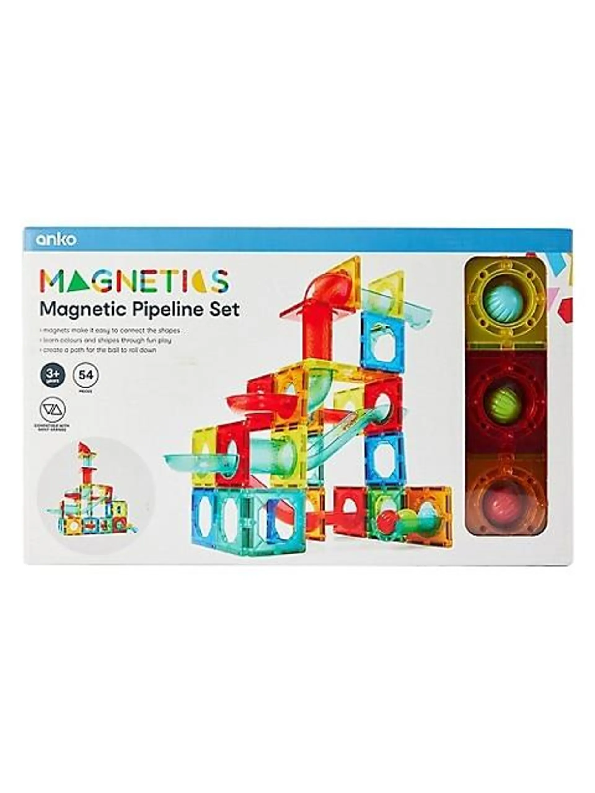 Magnetic Pipeline 54 Piece Set