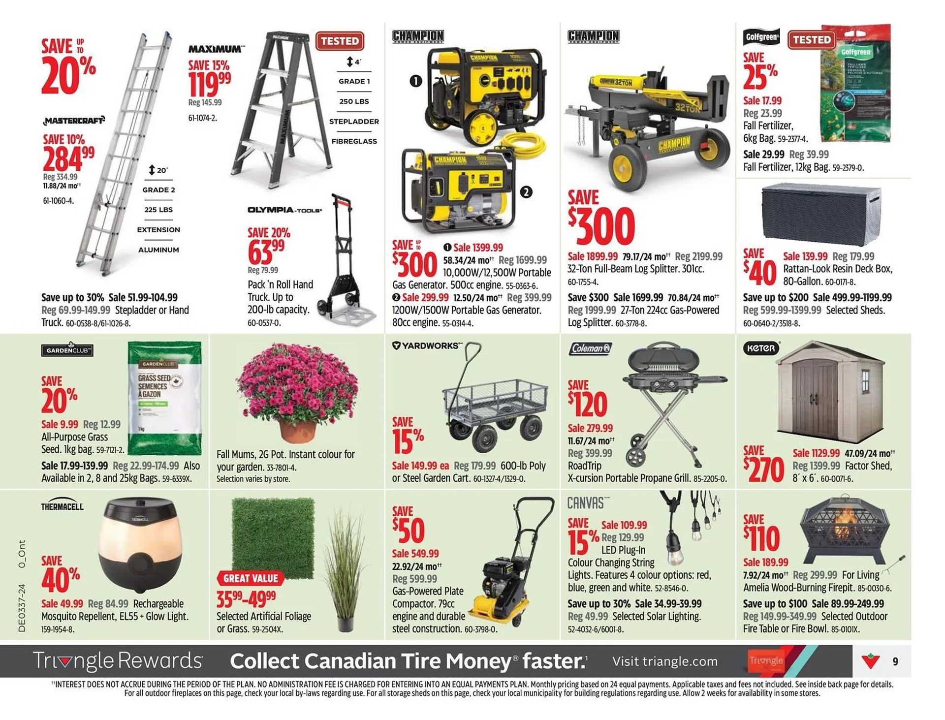 Canadian Tire flyer from September 5 to September 12 2024 - flyer page 9