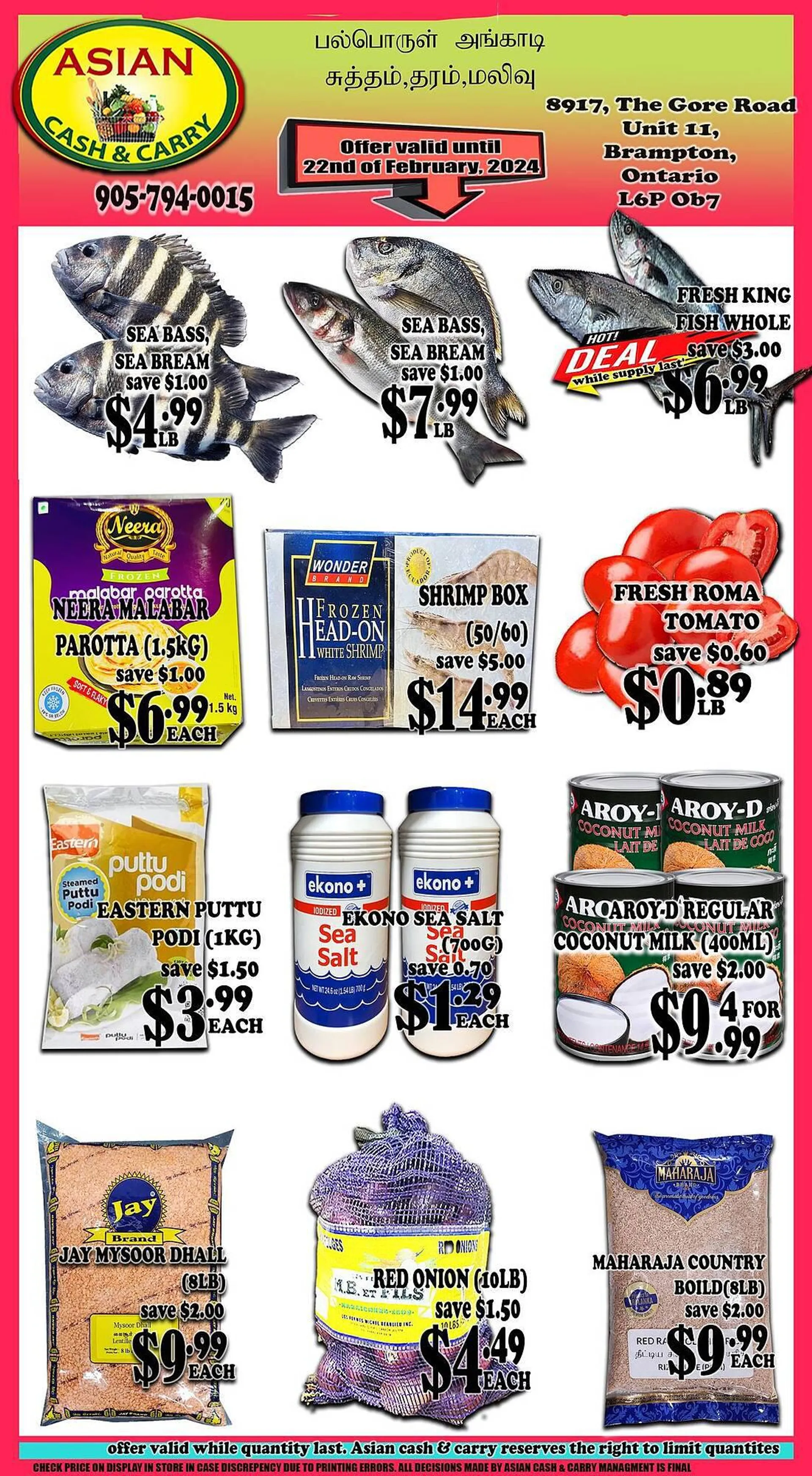 Asian Cash & Carry flyer from February 16 to February 22 2024 - flyer page 