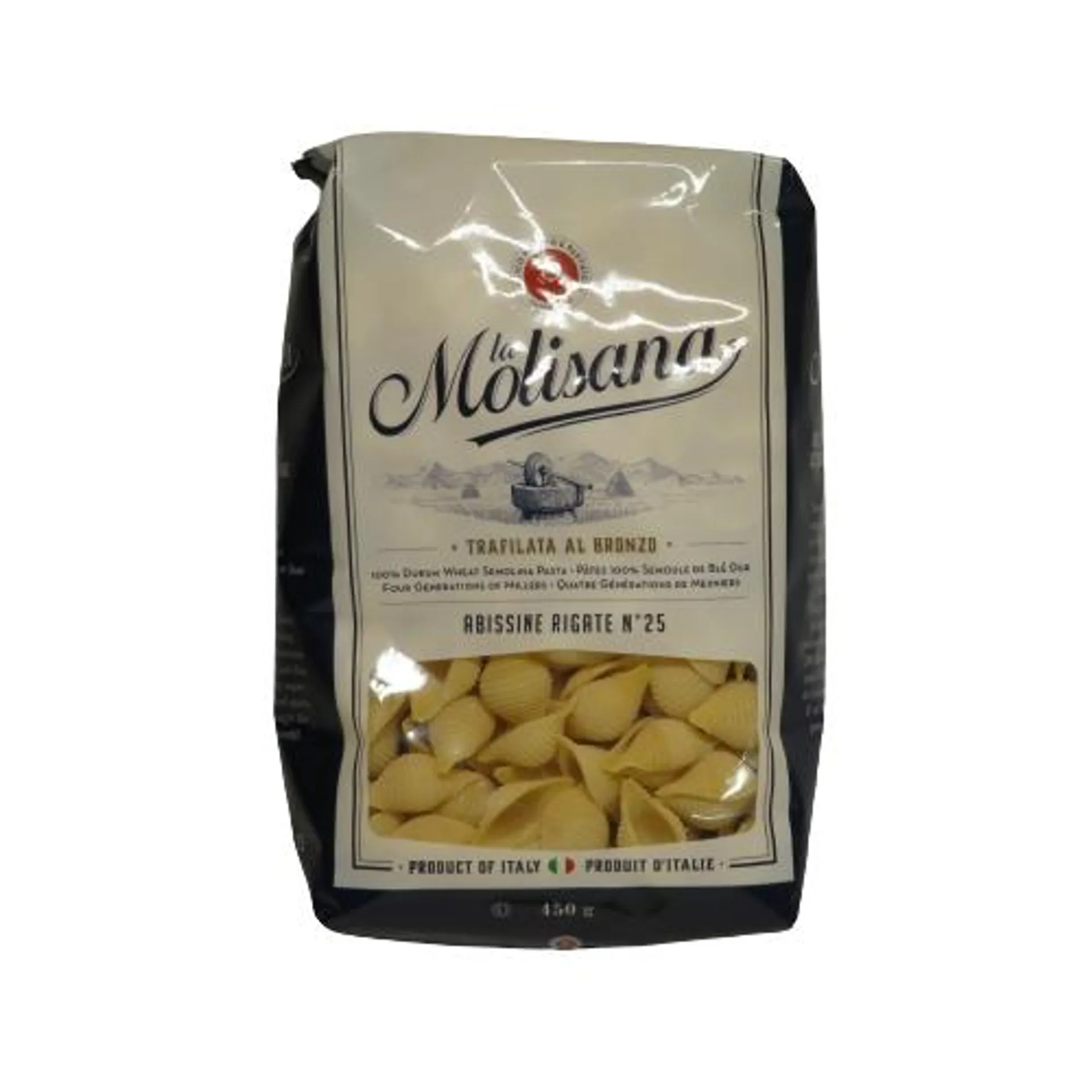 La Molisana Abissine Rigate No. 25 Pasta