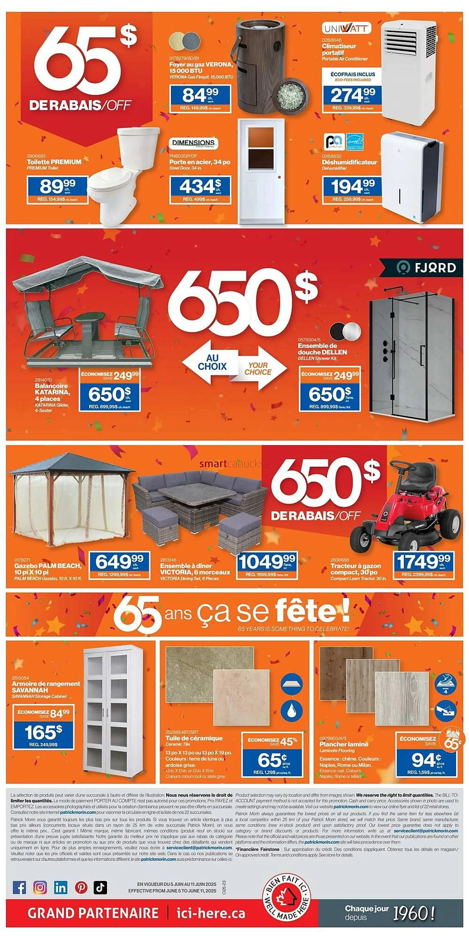 Patrick Morin flyer from June 5 to June 11 2025 - flyer page 2