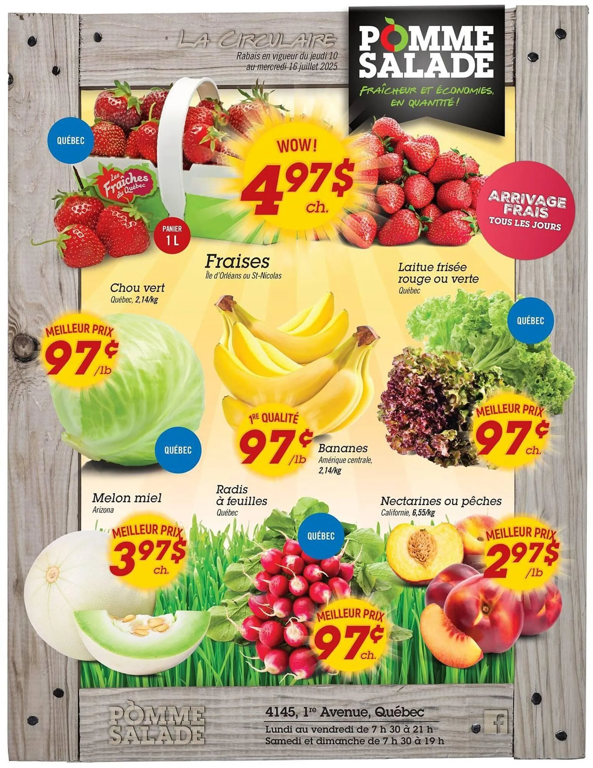 Pomme Salade flyer from July 10 to July 16 2025 - flyer page 1