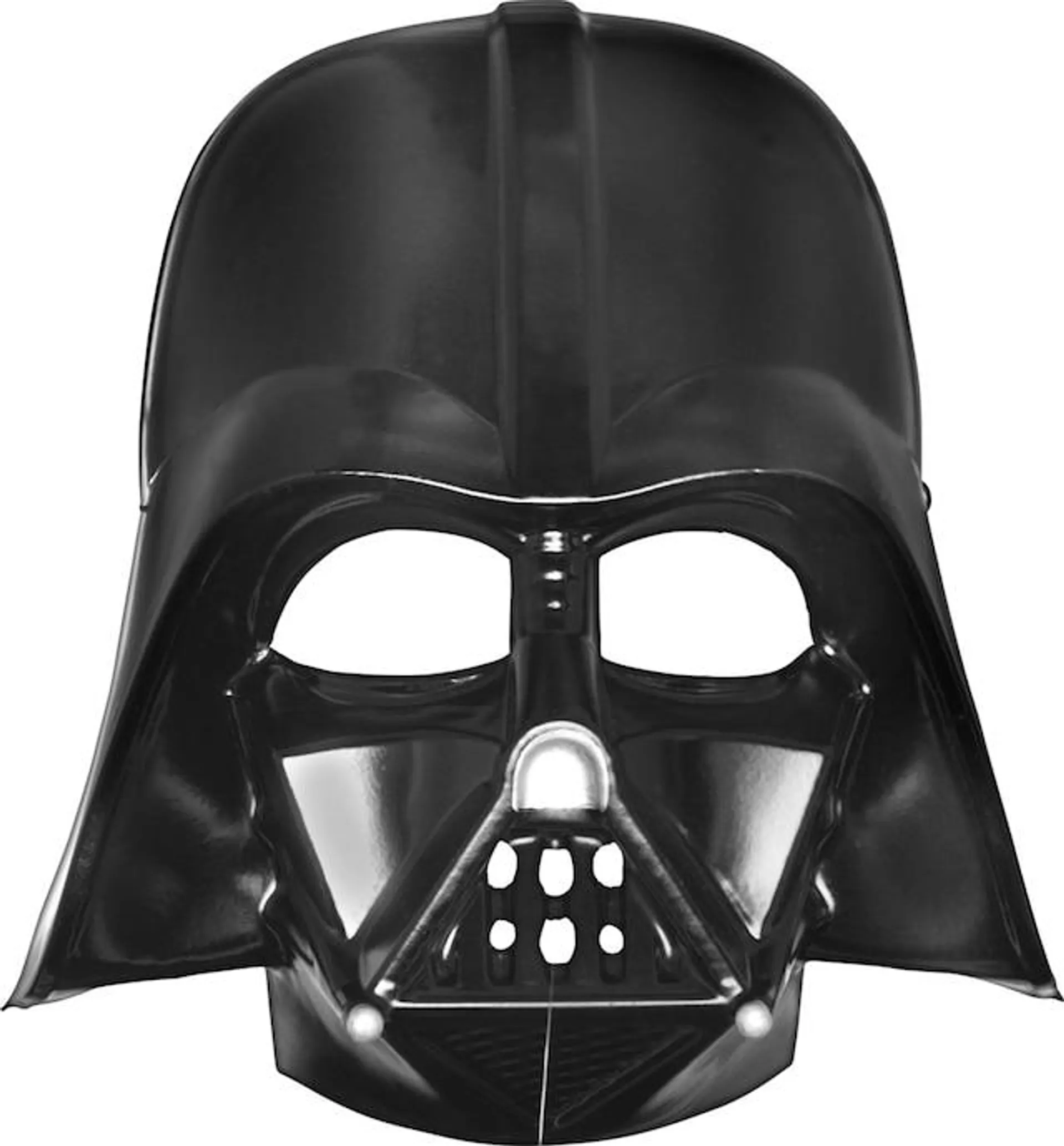 Disney Star Wars Darth Vader Plastic Mask, Black, One Size, Wearable Costume Accessory for Halloween