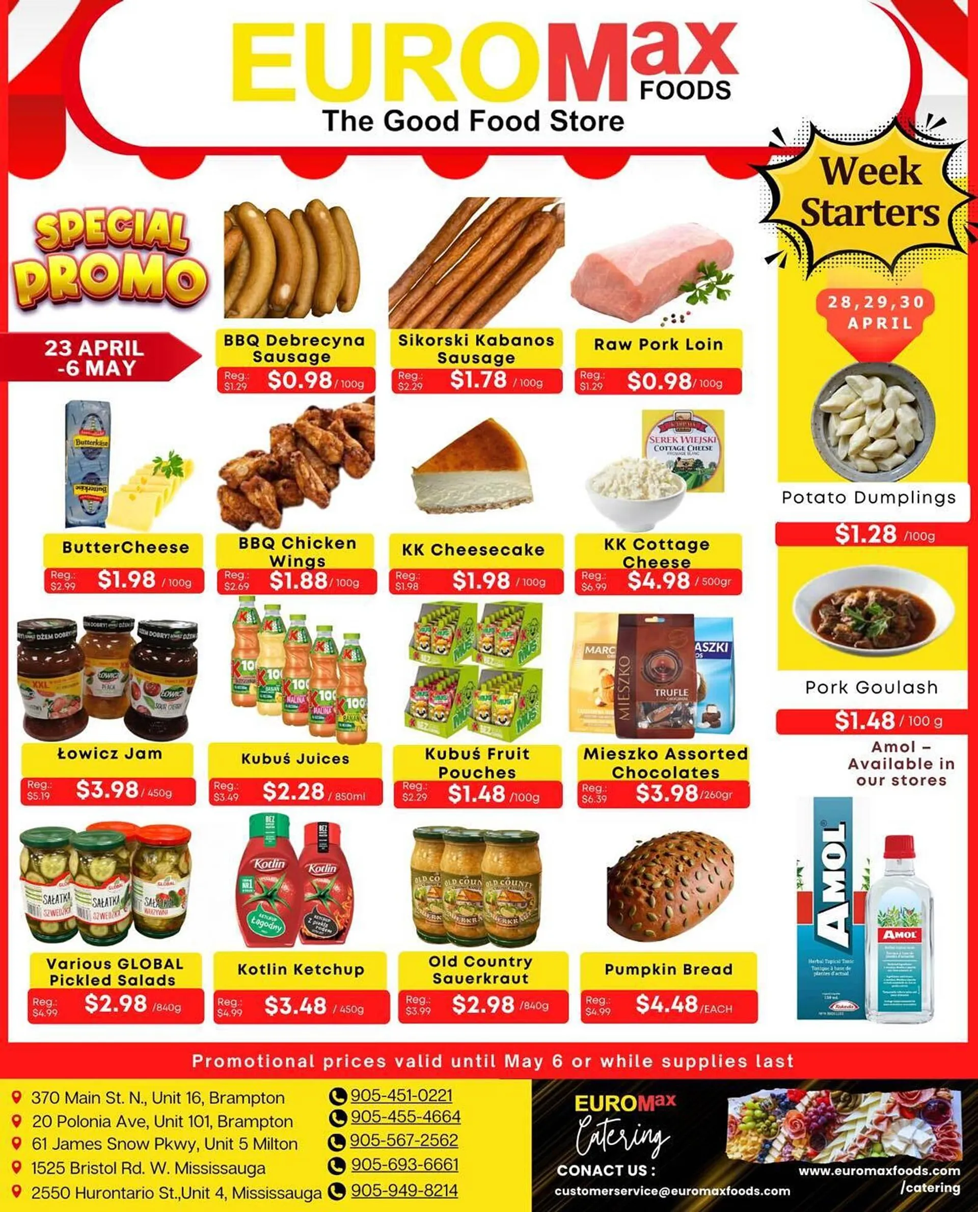 EuroMax Foods flyer - 1