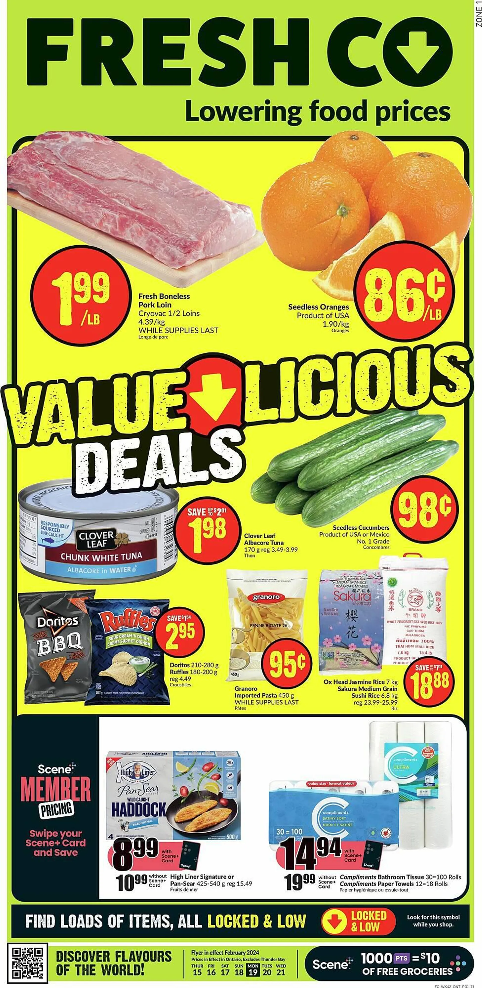 FreshCo flyer from February 15 to February 22 2024 - flyer page 