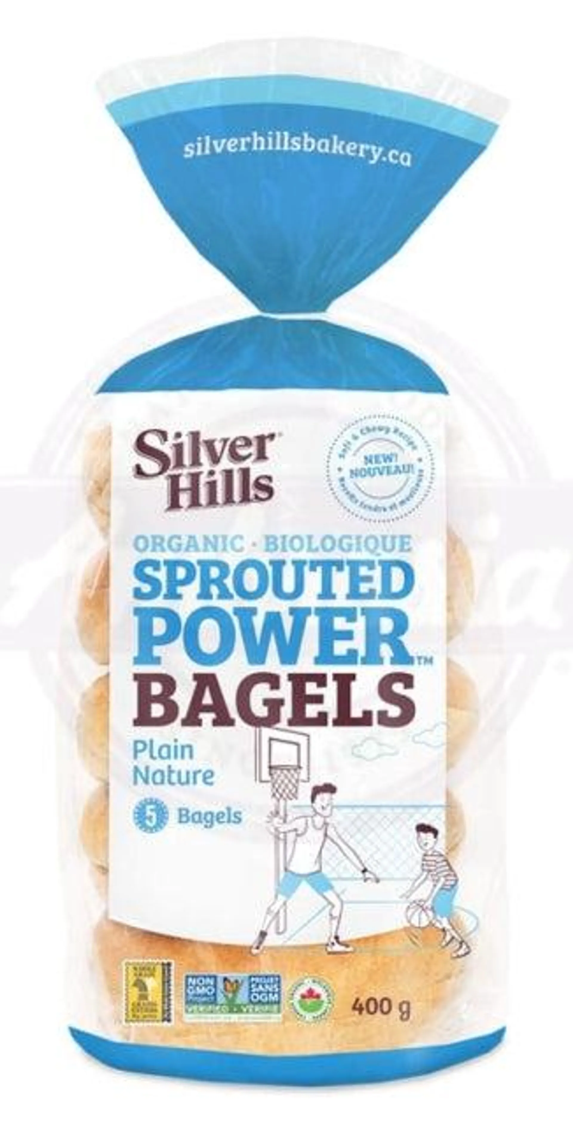 Plain Sprouted Bagels