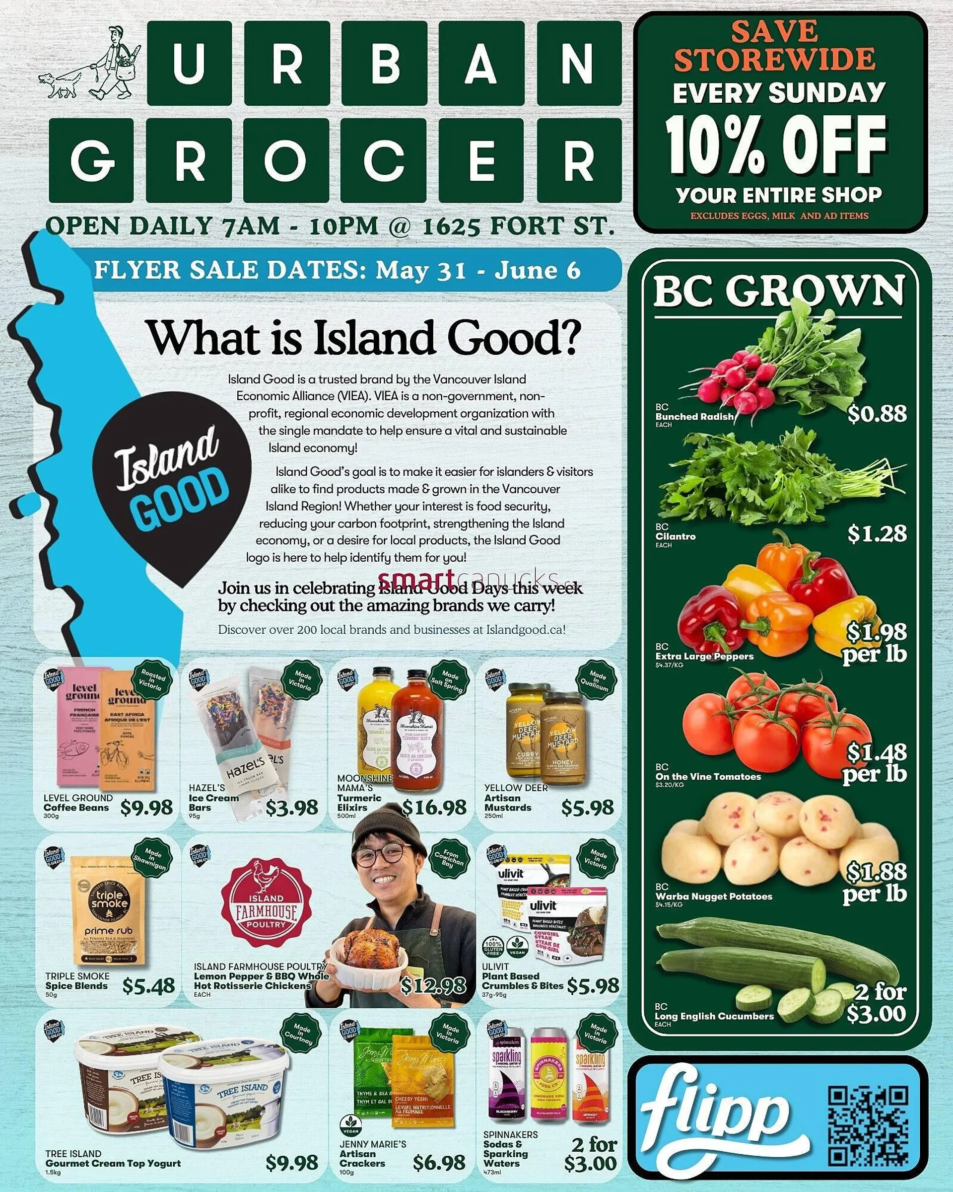 Urban Grocer flyer - 1