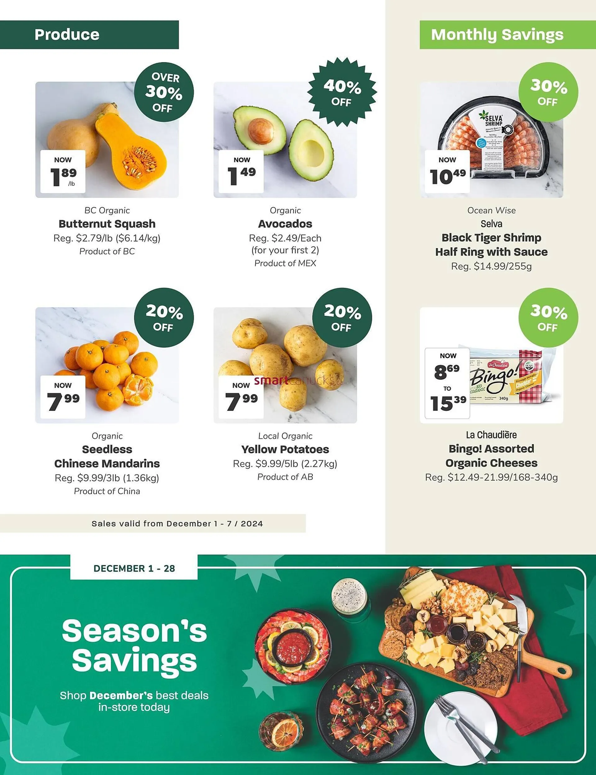 Blush Lane Organics flyer from December 1 to December 7 2024 - flyer page 2