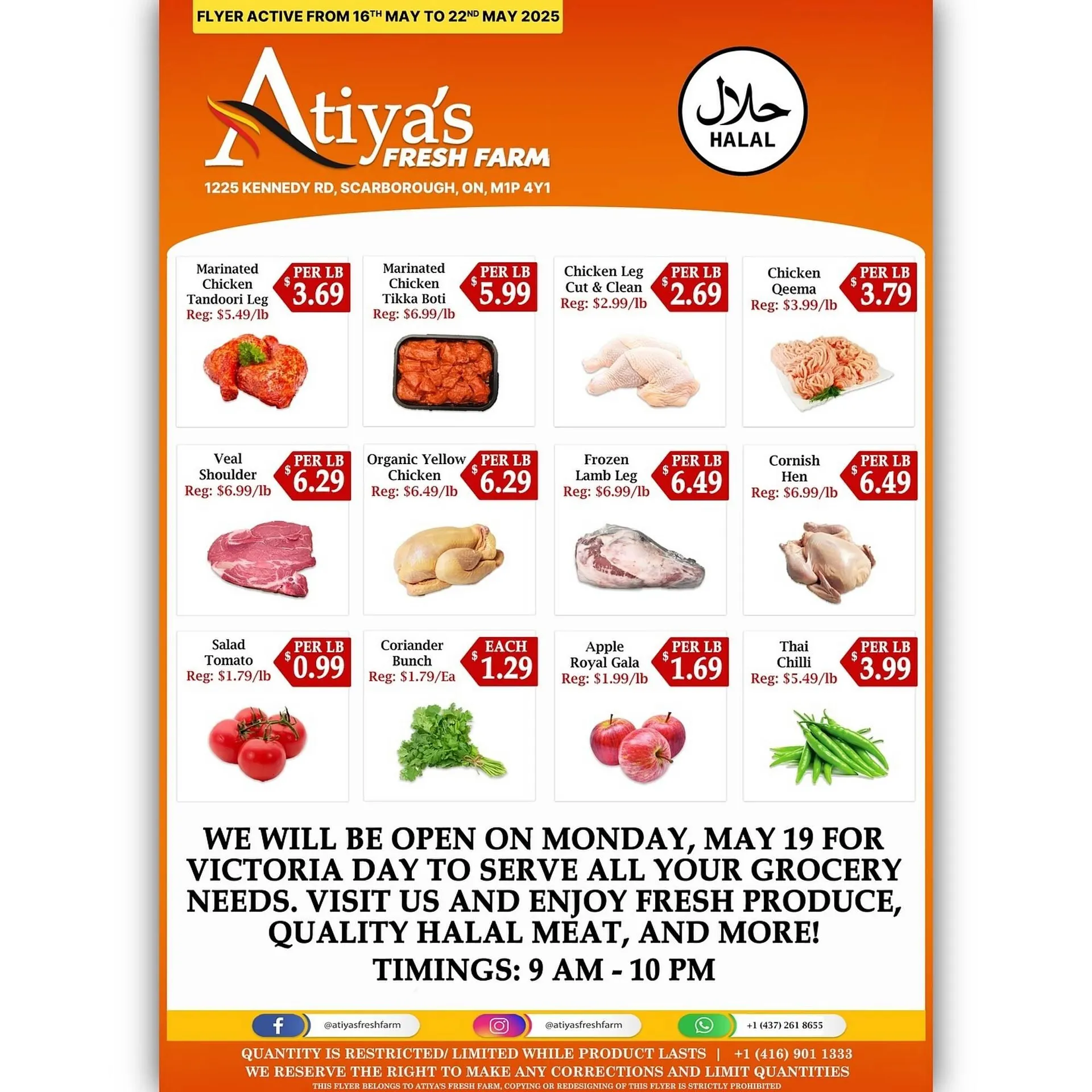 Atiya's Fresh Farm flyer from May 16 to May 22 2025 - flyer page 3