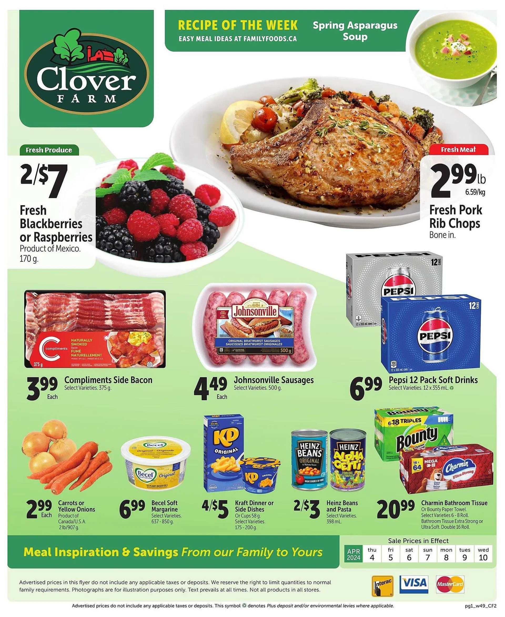 Clover Farm flyer from April 4 to April 10 2024 - flyer page 