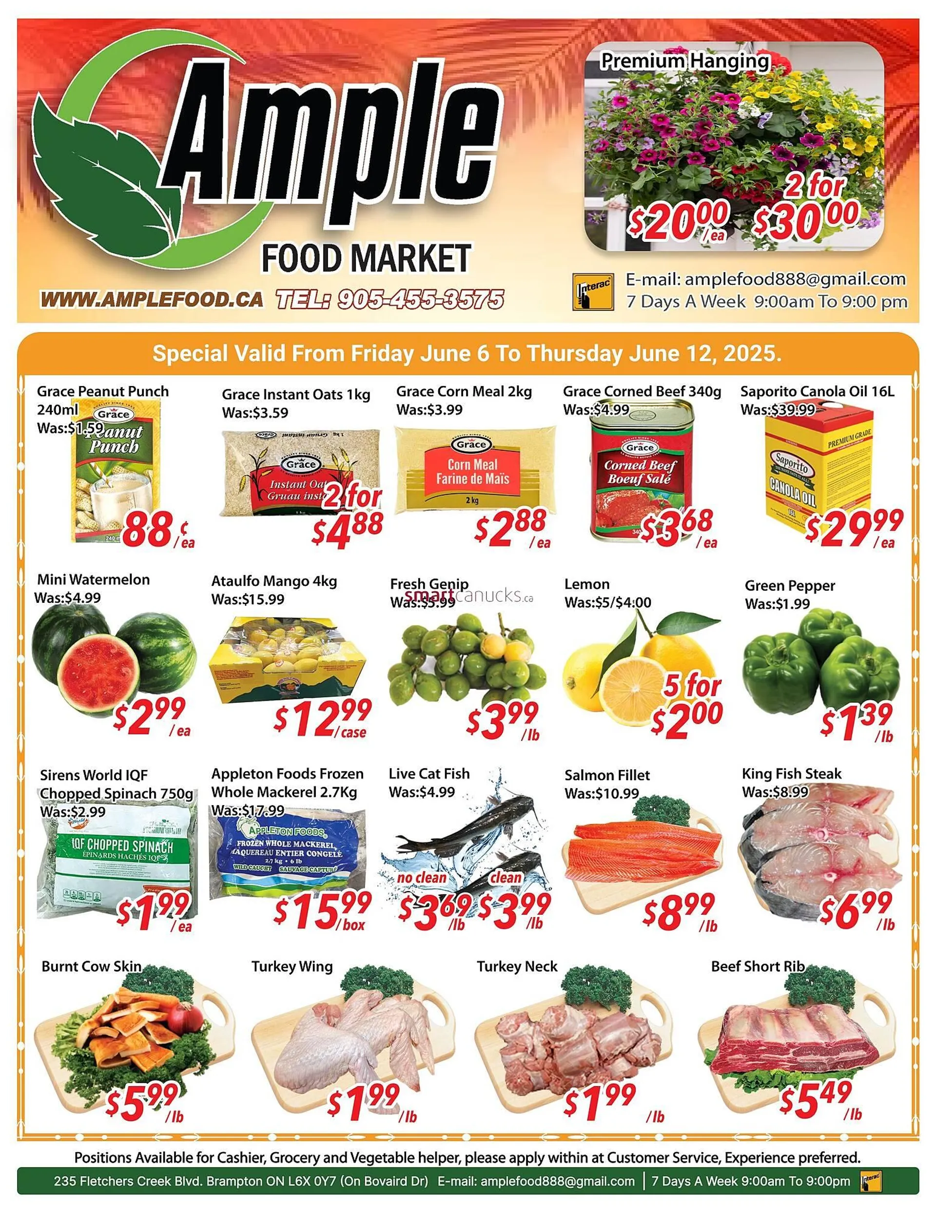 Ample Food Market flyer from June 6 to June 12 2025 - flyer page 1