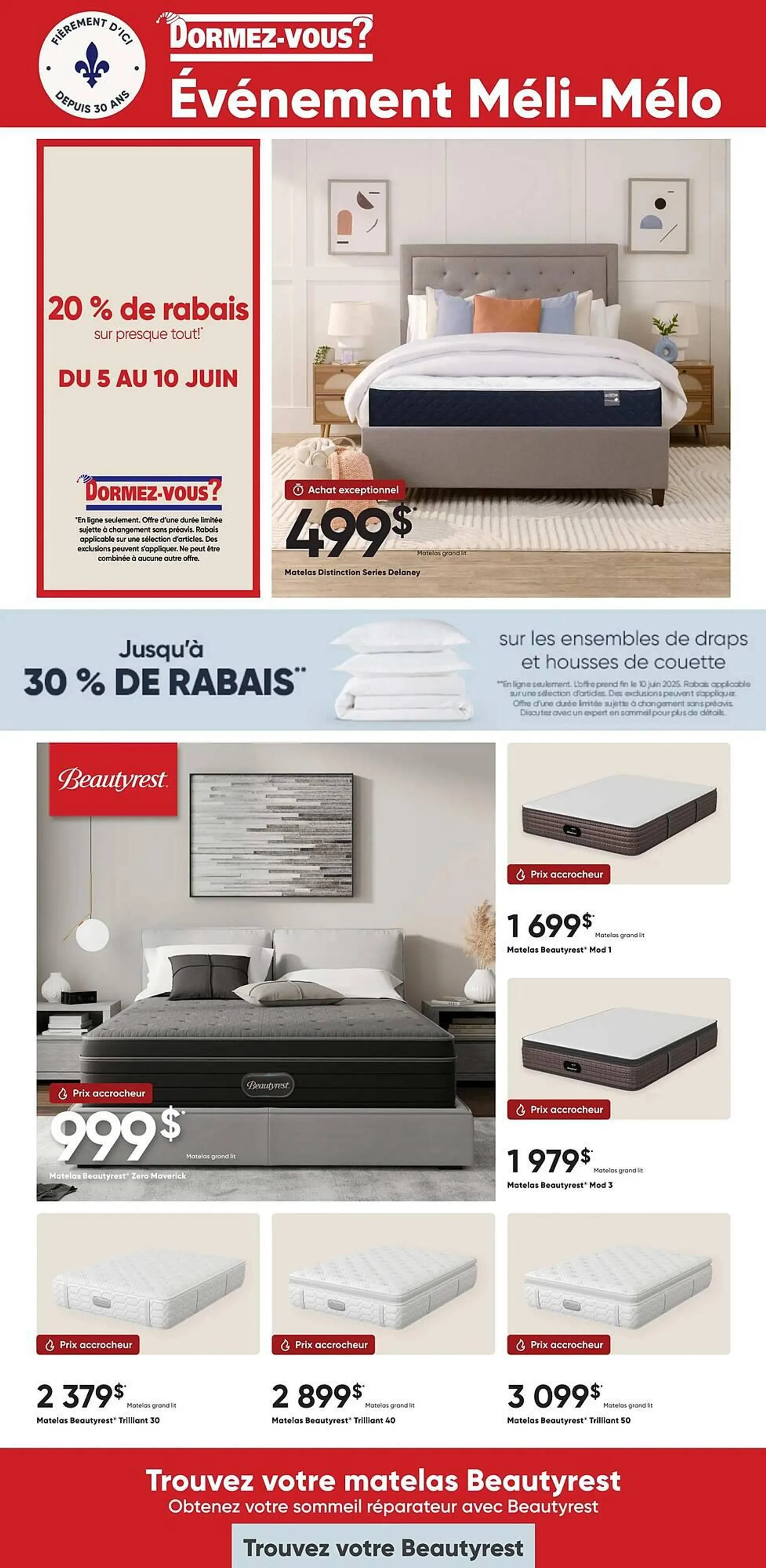 Dormez Vous flyer from June 4 to June 10 2025 - flyer page 1