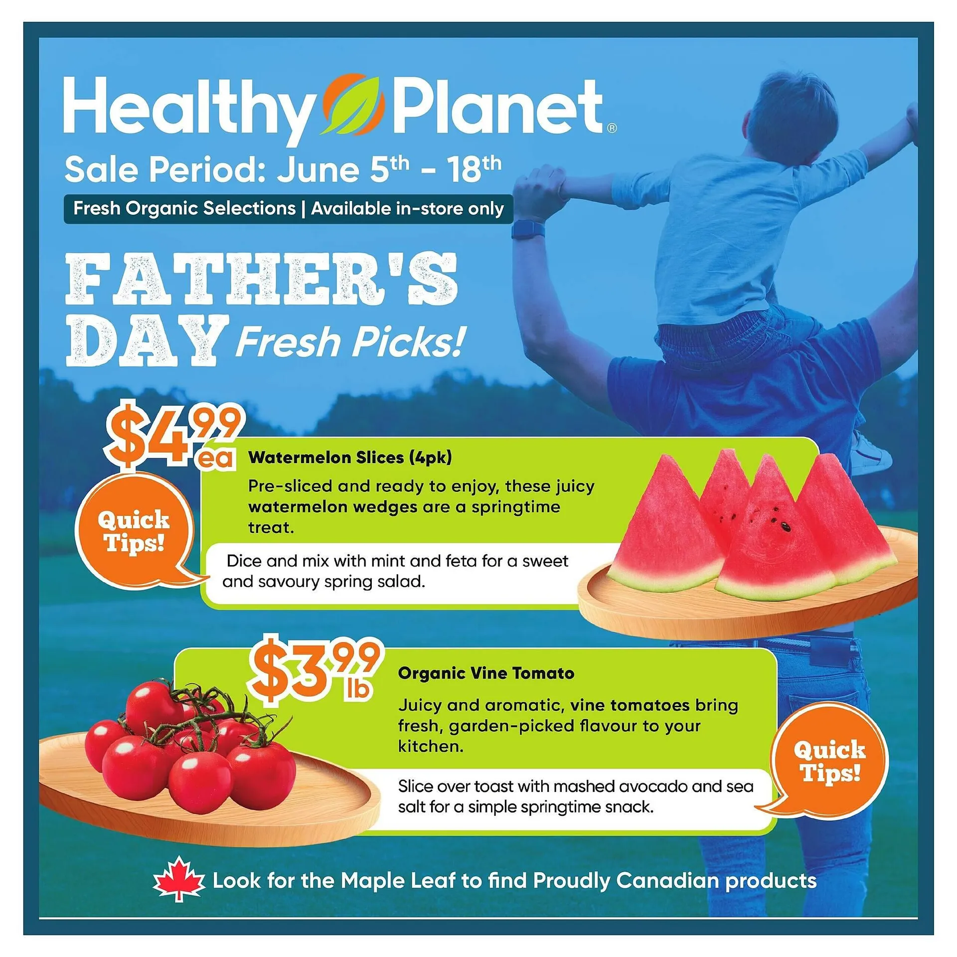 Healthy Planet flyer from June 6 to June 12 2025 - flyer page 1